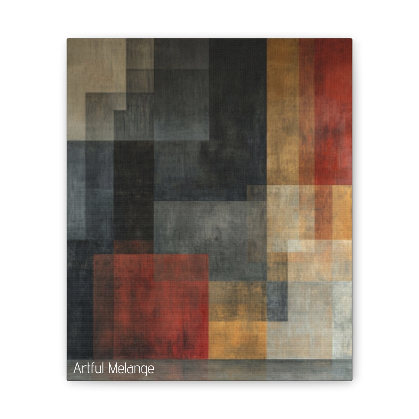 Primary Elegance: A Symphony of Sophistication Canvas Print