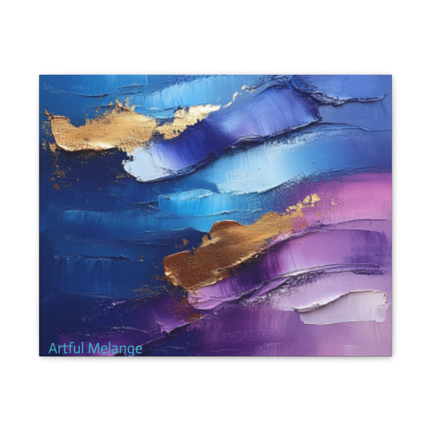 Acrylic Abstract Canvas Print - Richly Textured Artistry