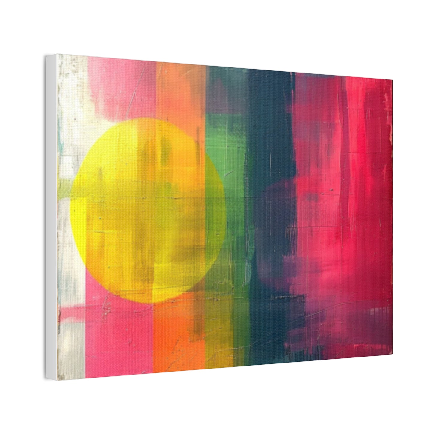 Primary Elegance: A Symphony of Sophistication Canvas Print