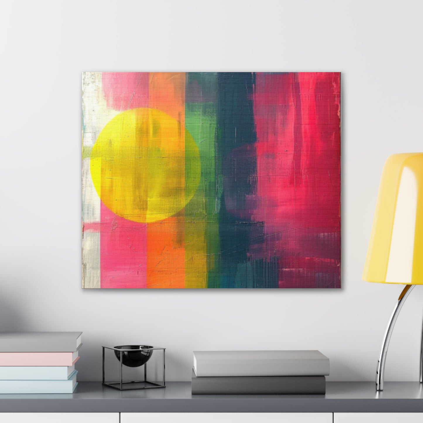 Primary Elegance: A Symphony of Sophistication Canvas Print