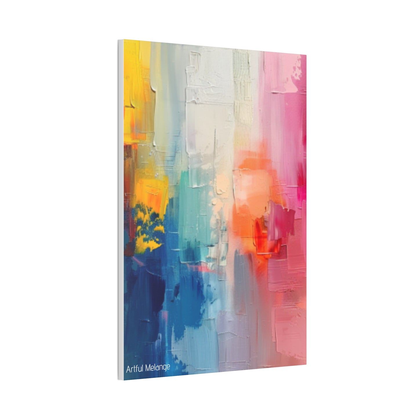 Primary Elegance: A Symphony of Sophistication Canvas Print