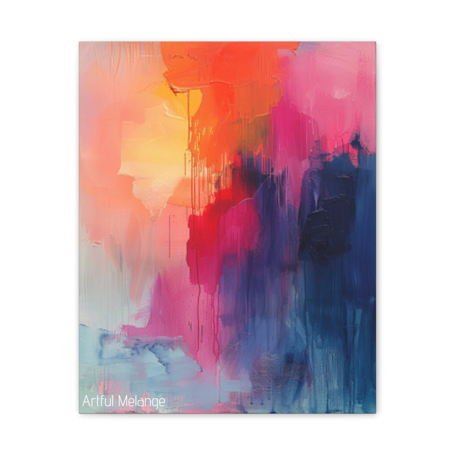 Primary Elegance: A Symphony of Sophistication Canvas Print