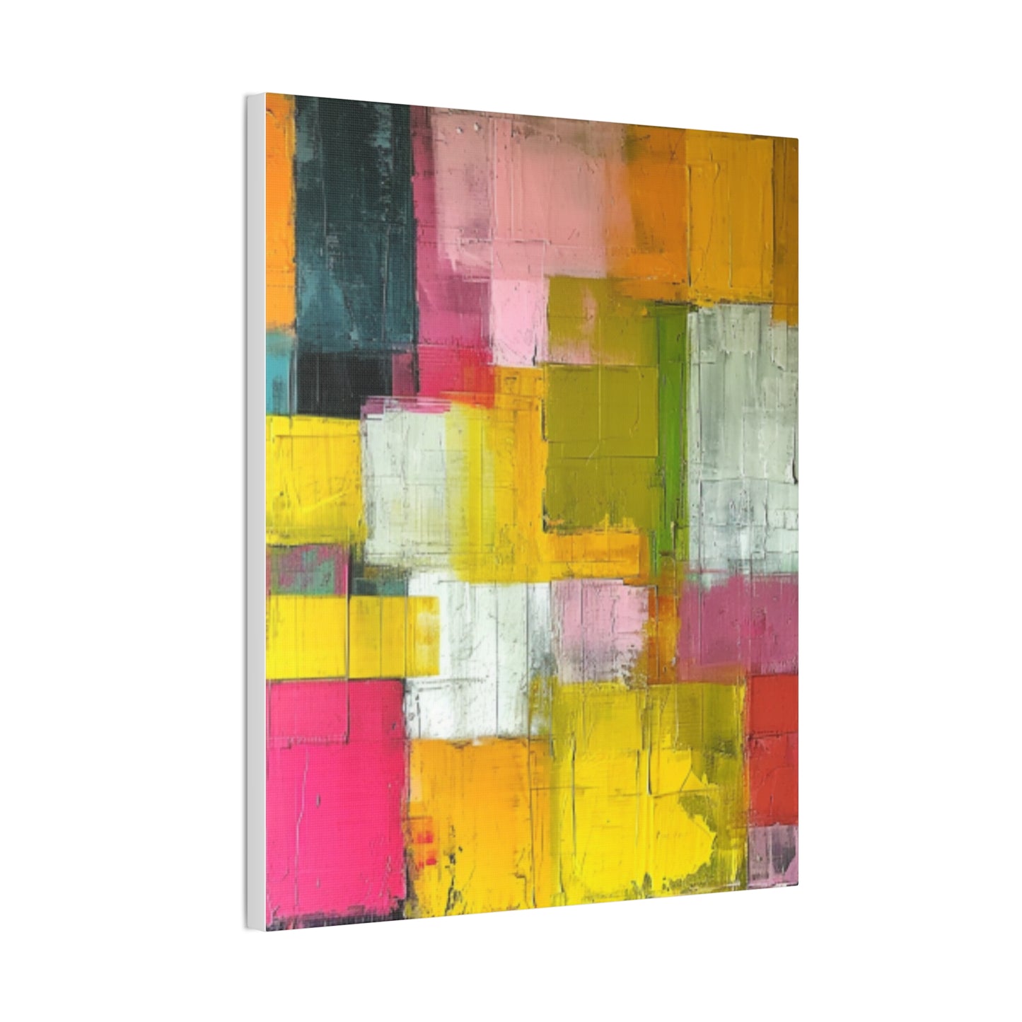 Primary Elegance: A Symphony of Sophistication Canvas Print