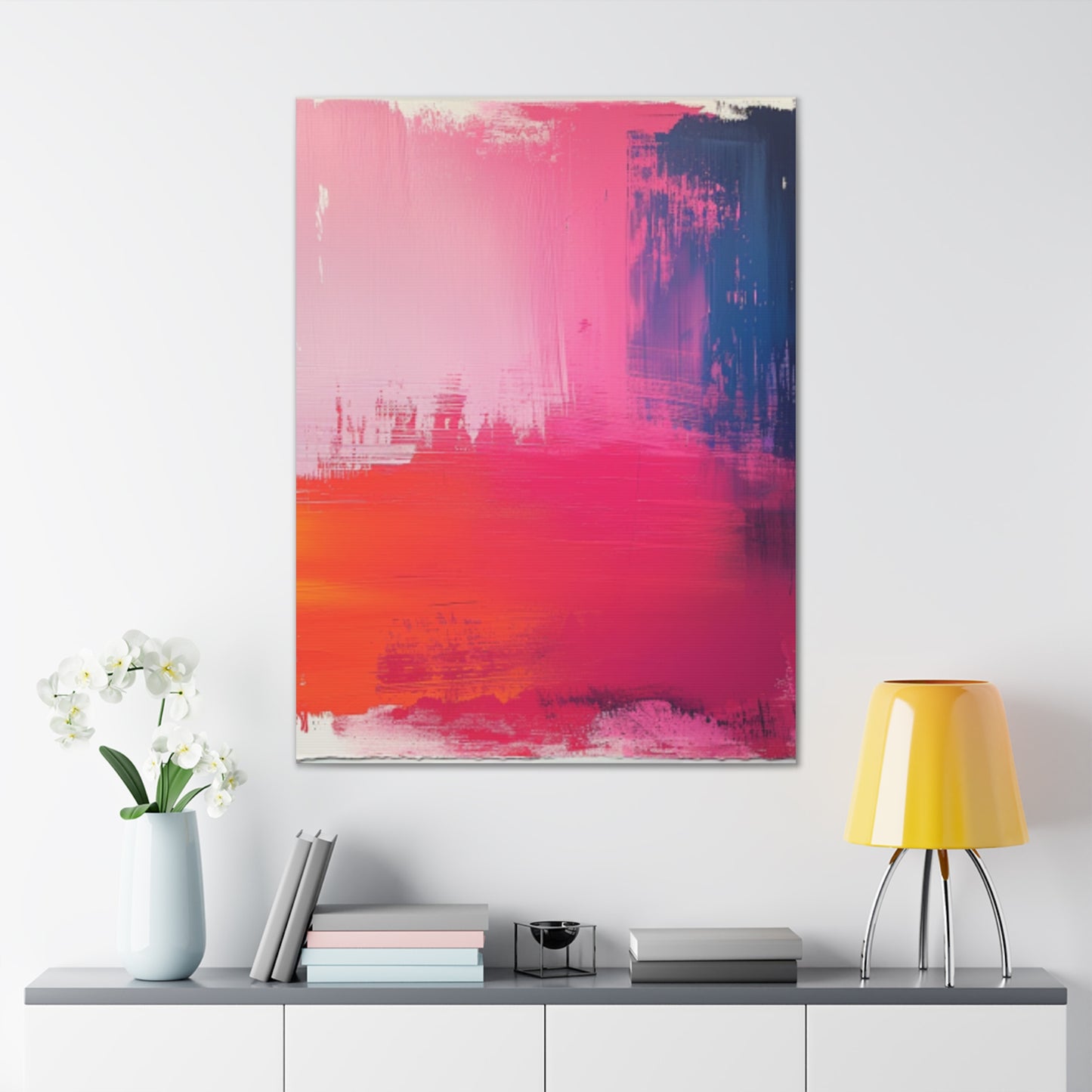 In The Pink: A Symphony of Sophistication Canvas Print