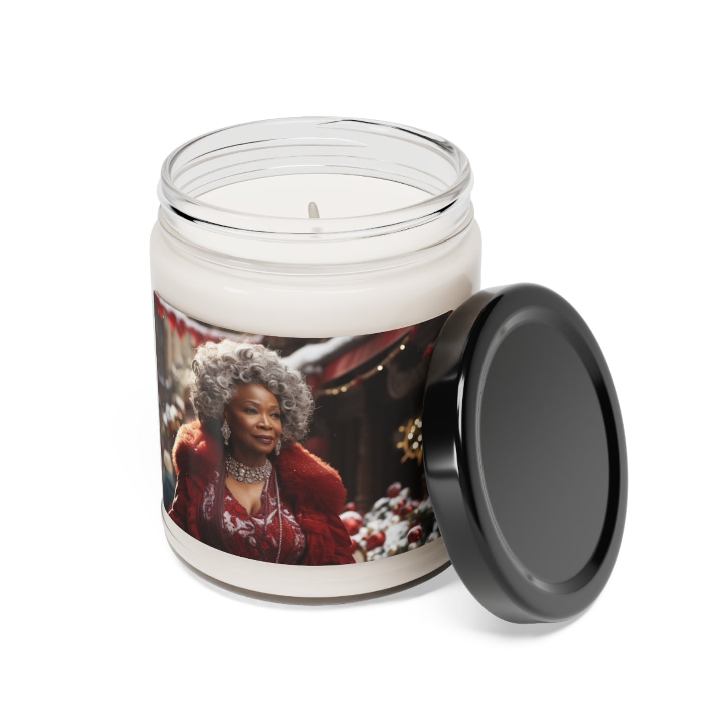 Festive Glow Queen Claus Holiday Scented Soy Candle, 9oz