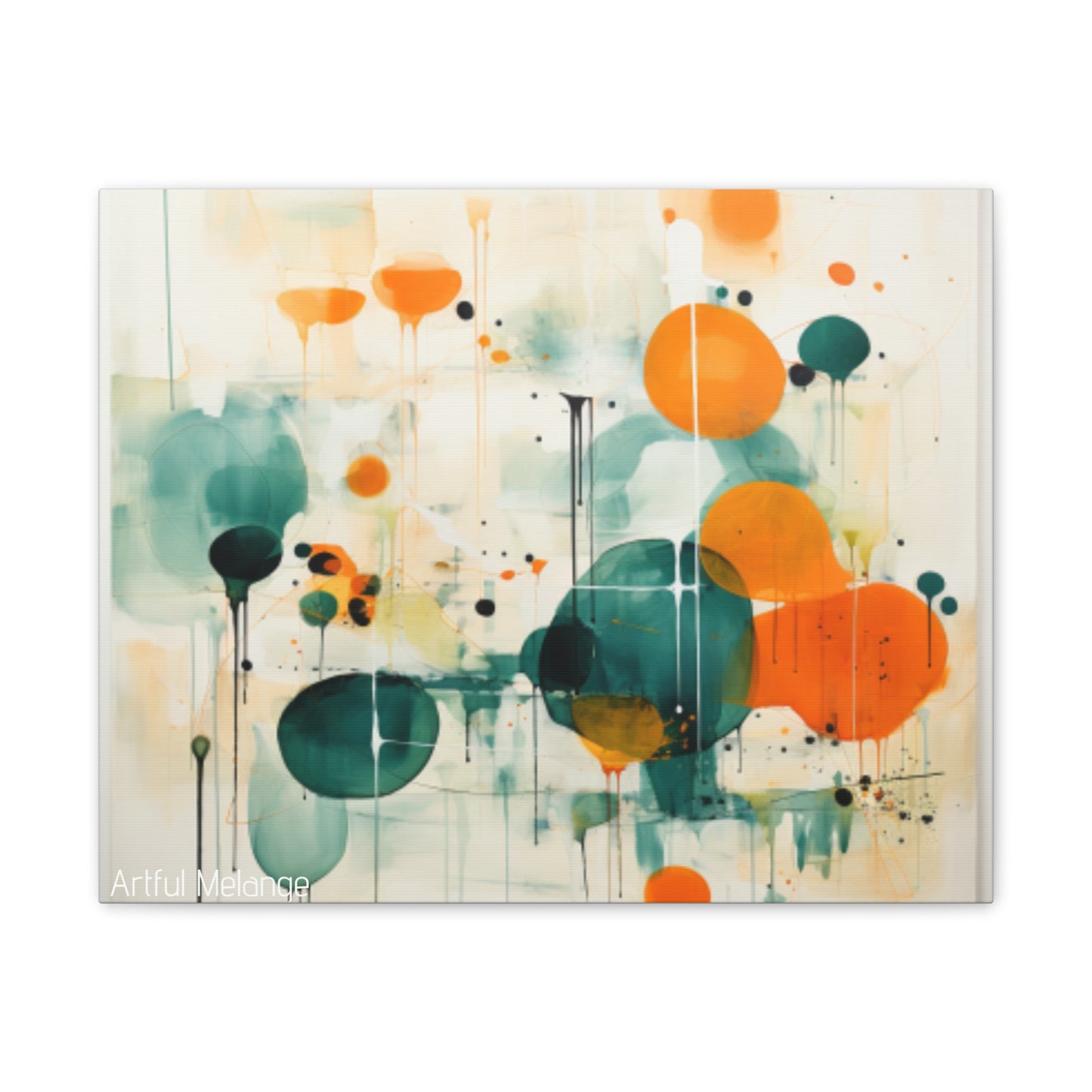 Primary Elegance: A Symphony of Sophistication Canvas Print