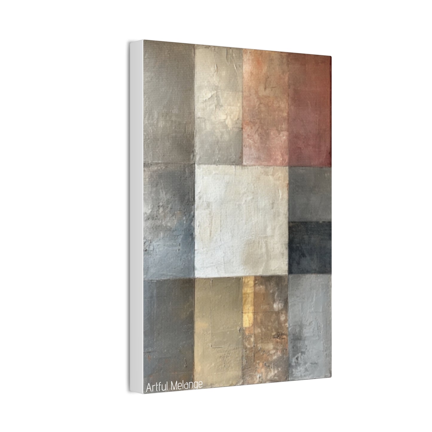 Primary Elegance: A Symphony of Sophistication Canvas Print