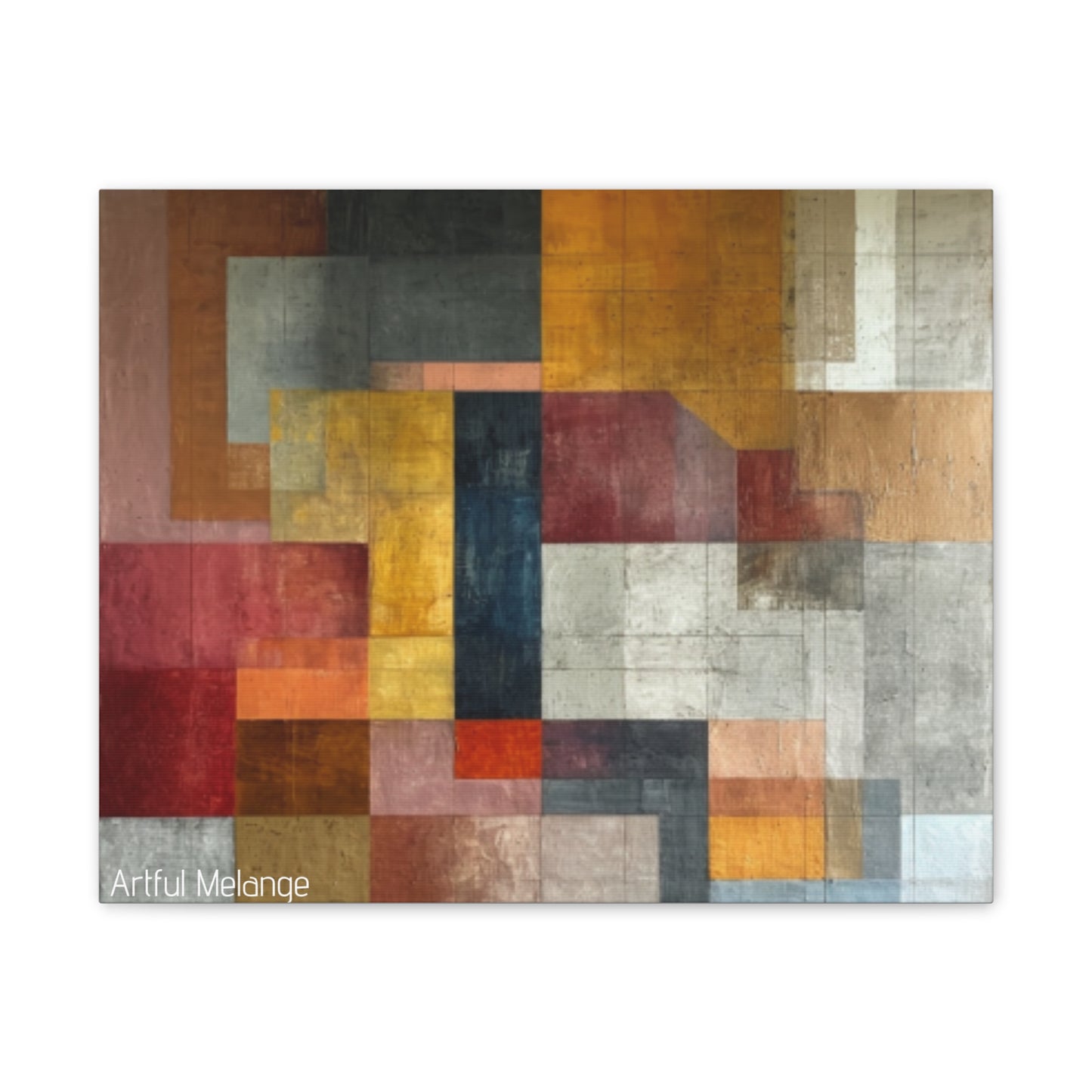 Primary Elegance: A Symphony of Sophistication Canvas Print