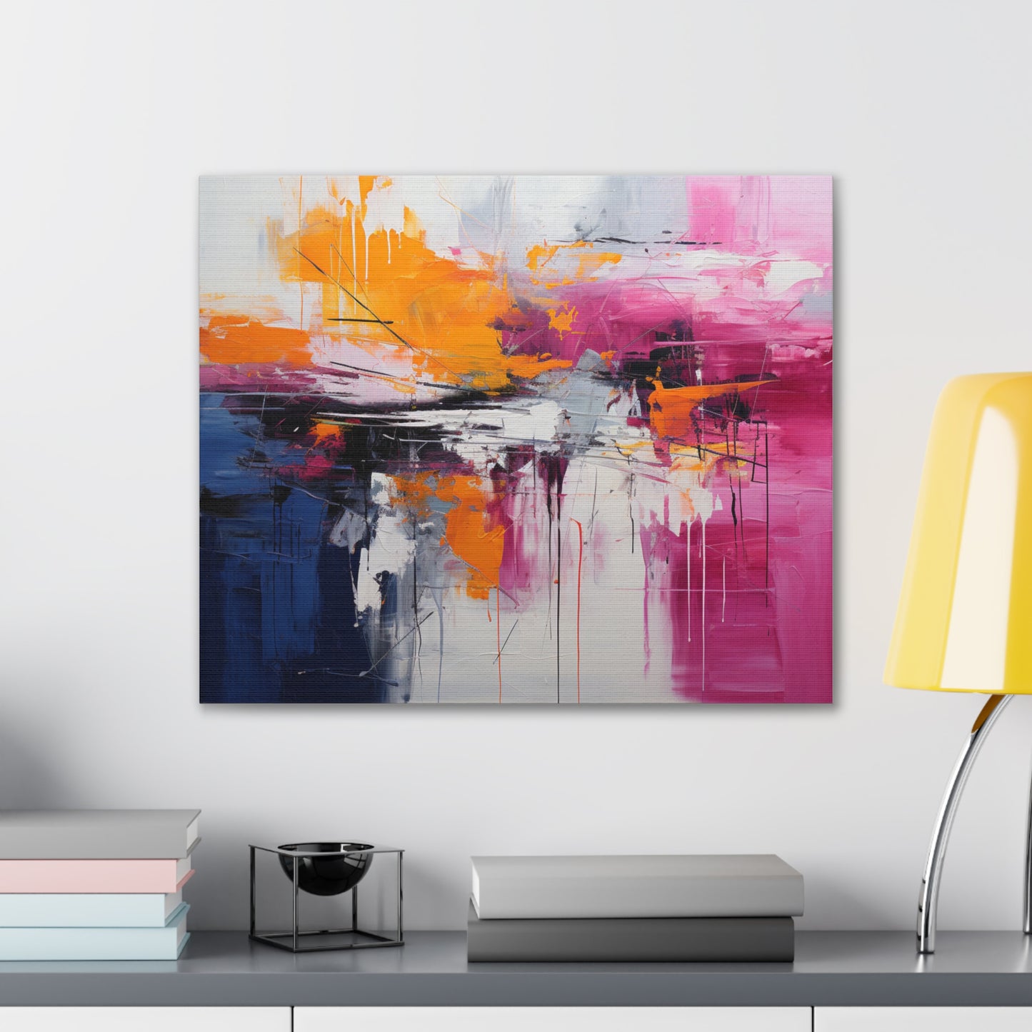 Primary Elegance: A Symphony of Sophistication Canvas Print