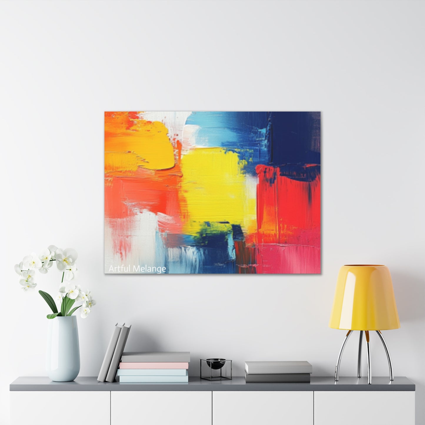 Acrylic Abstract Canvas Print - Richly Textured Artistry