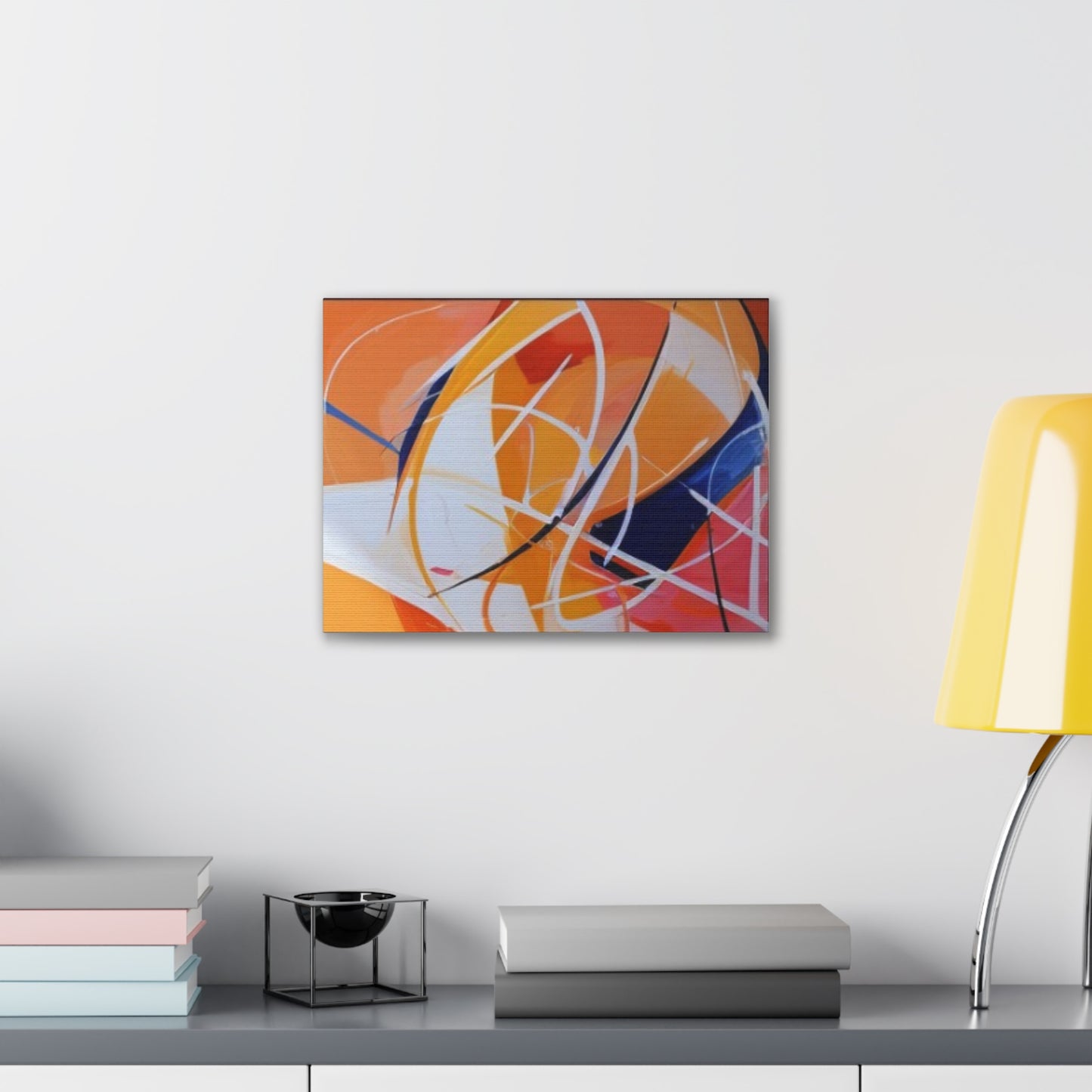 Primary Elegance: A Symphony of Sophistication Canvas Print