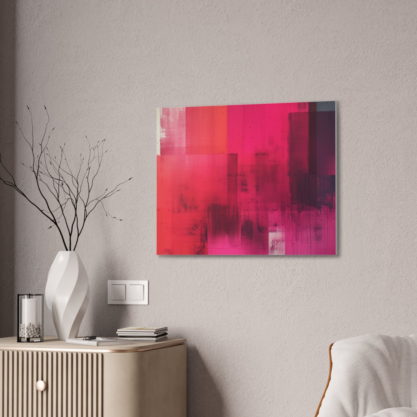 In The Pink: A Symphony of Sophistication Canvas Print