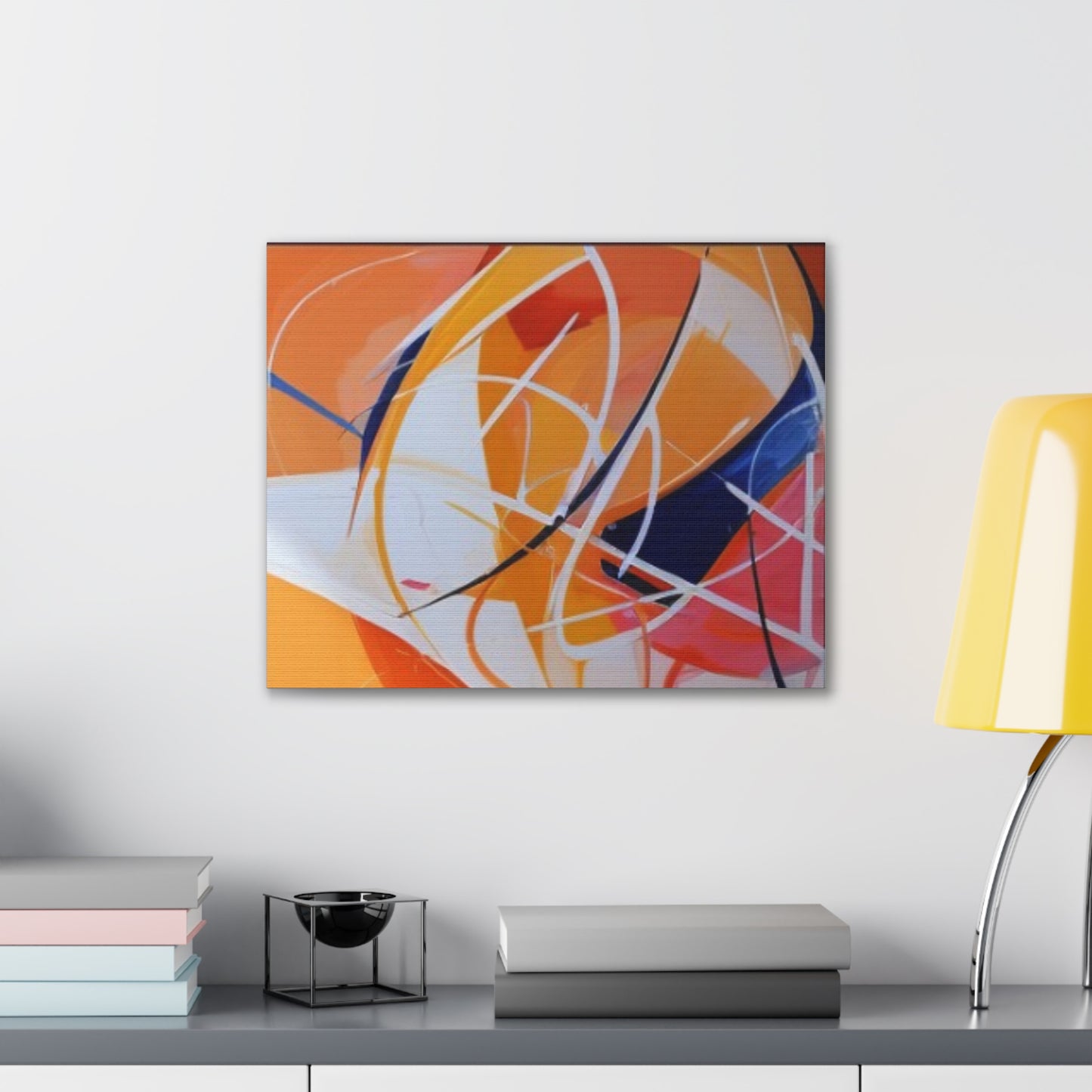 Primary Elegance: A Symphony of Sophistication Canvas Print