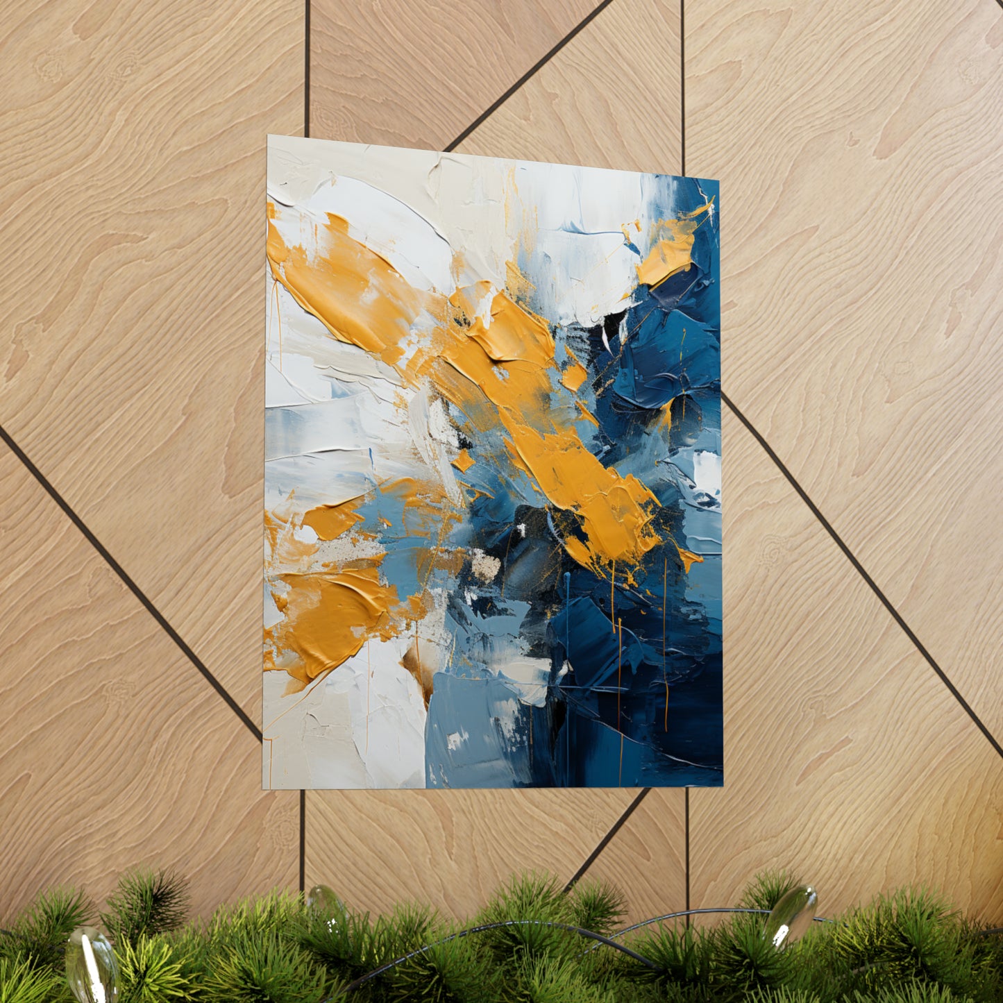 Radiant Harmony Matte Vertical Canvas Poster