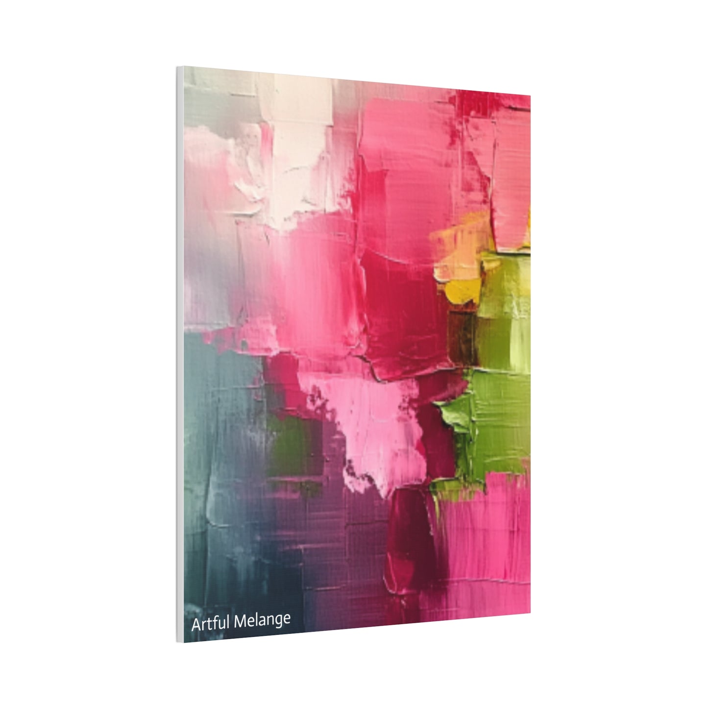 Acrylic Abstract Canvas Print - Richly Textured Artistry