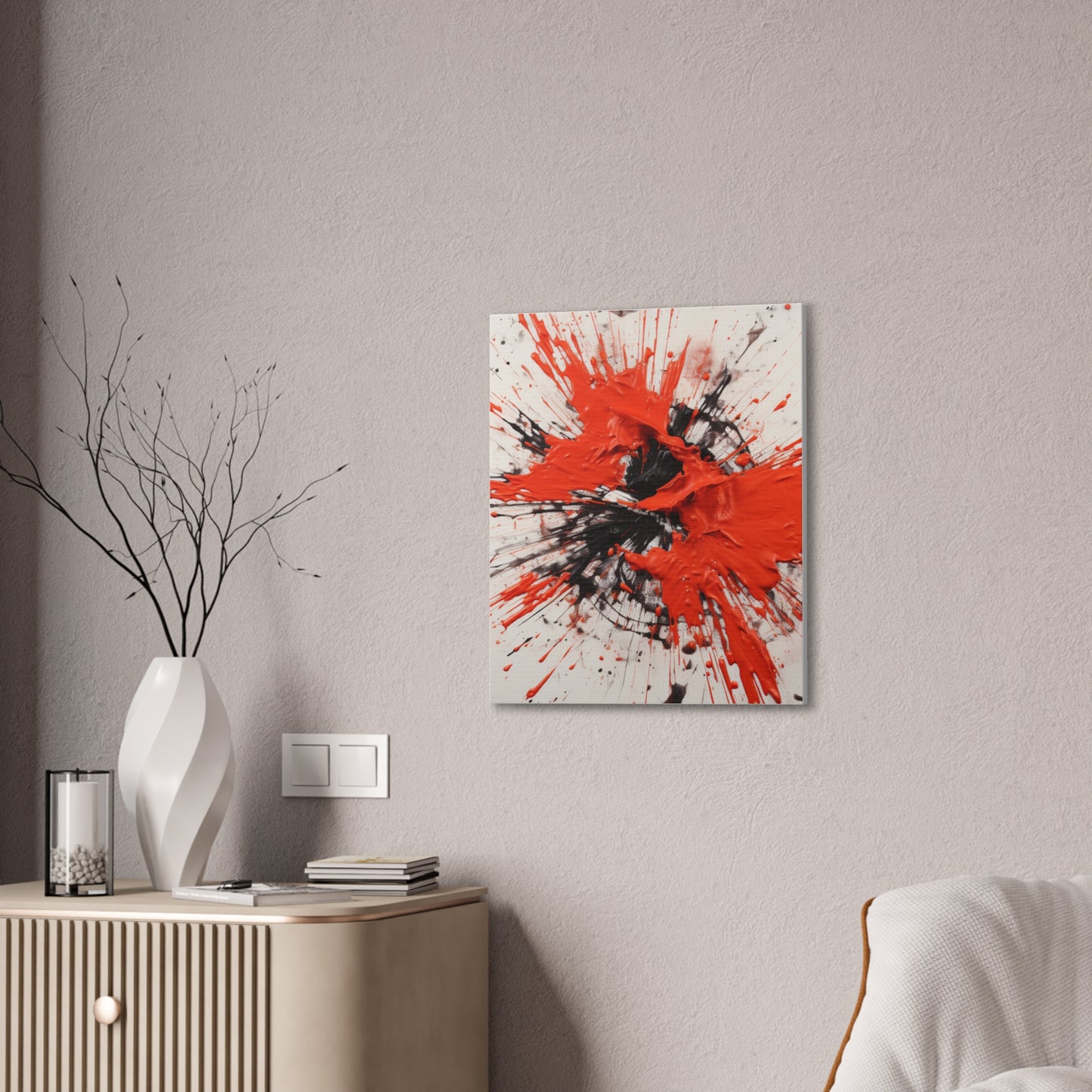 Acrylic Abstract Canvas Print - Richly Textured Artistry