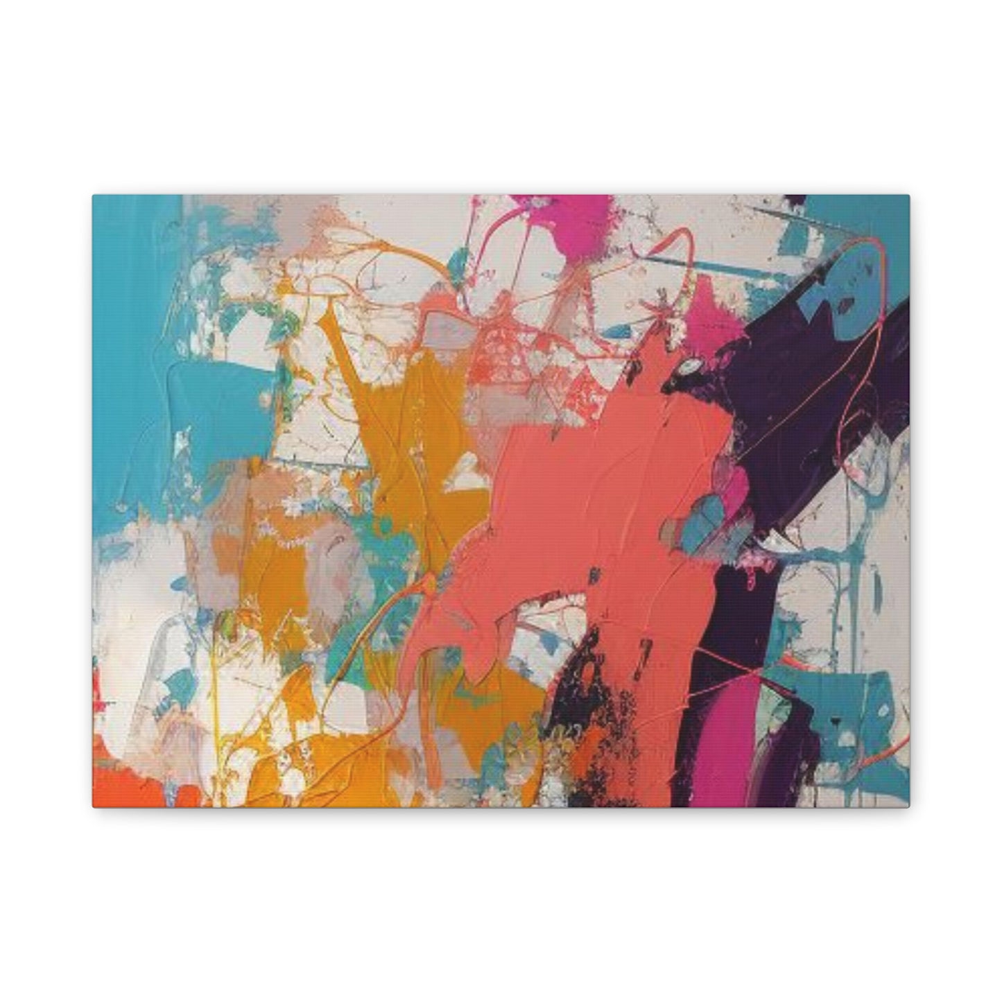 Primary Elegance: A Symphony of Sophistication Canvas Print