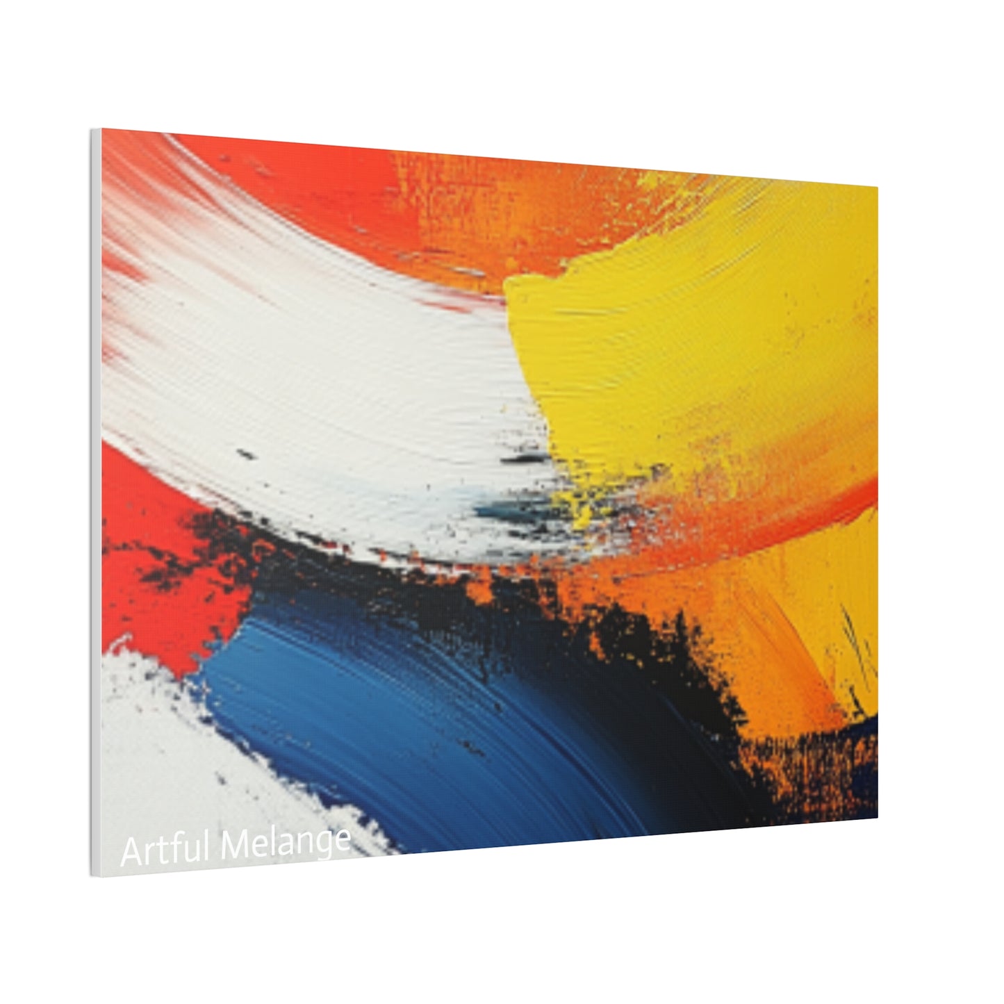 Acrylic Abstract Canvas Print - Richly Textured Artistry