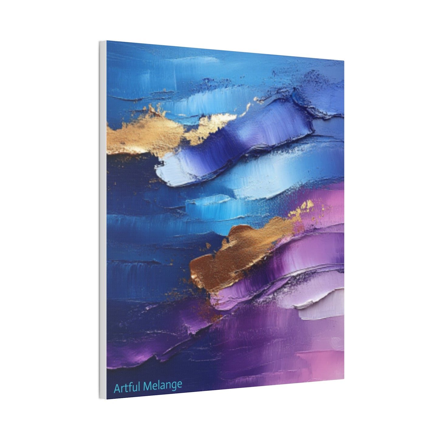 Acrylic Abstract Canvas Print - Richly Textured Artistry