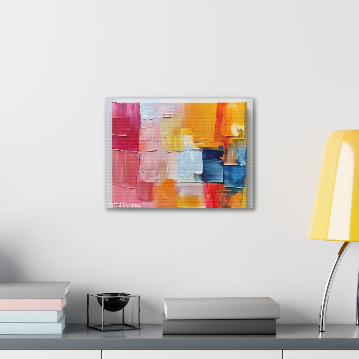 Primary Elegance: A Symphony of Sophistication Canvas Print