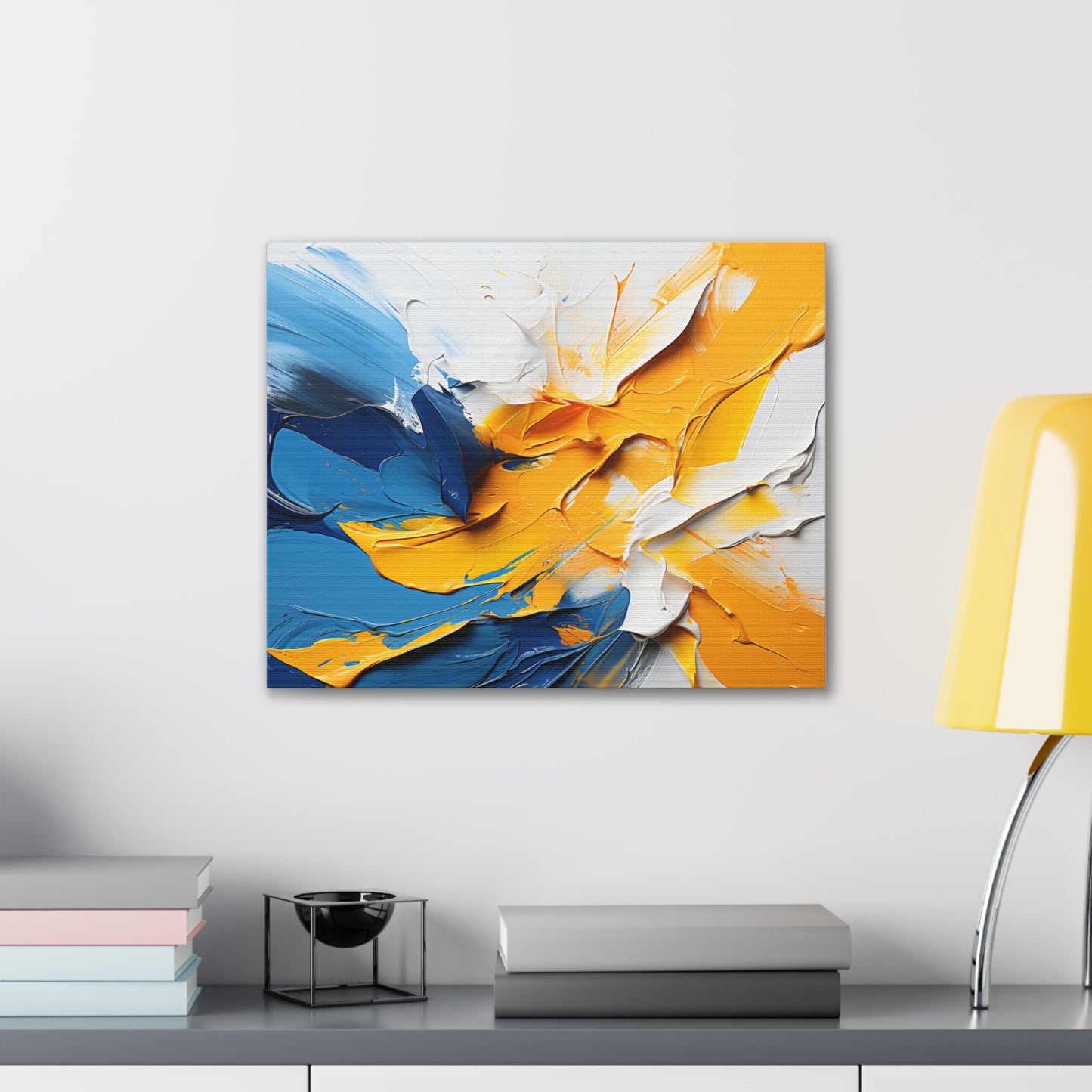 Timeless Elegance: Refined Vibrant Hues Canvas Print for Sophisticated Living Spaces