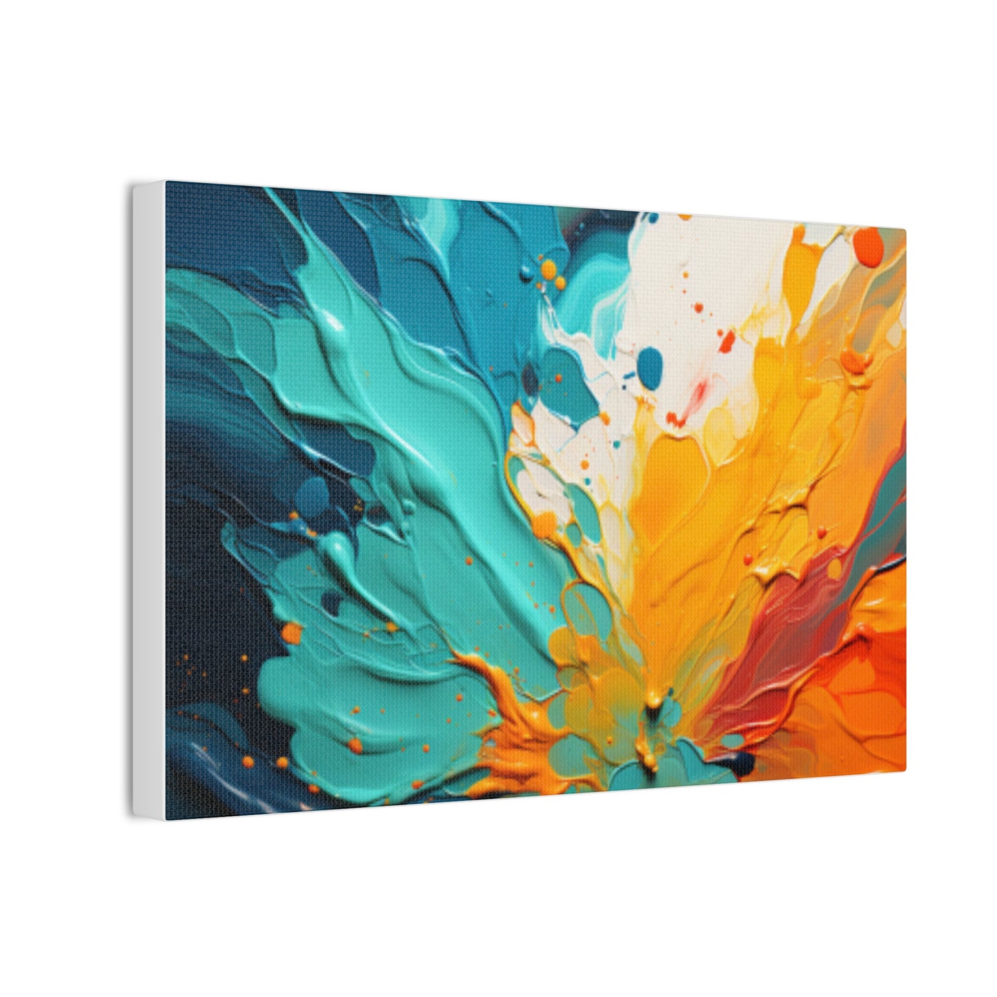 Primary Elegance: A Symphony of Sophistication Canvas Print