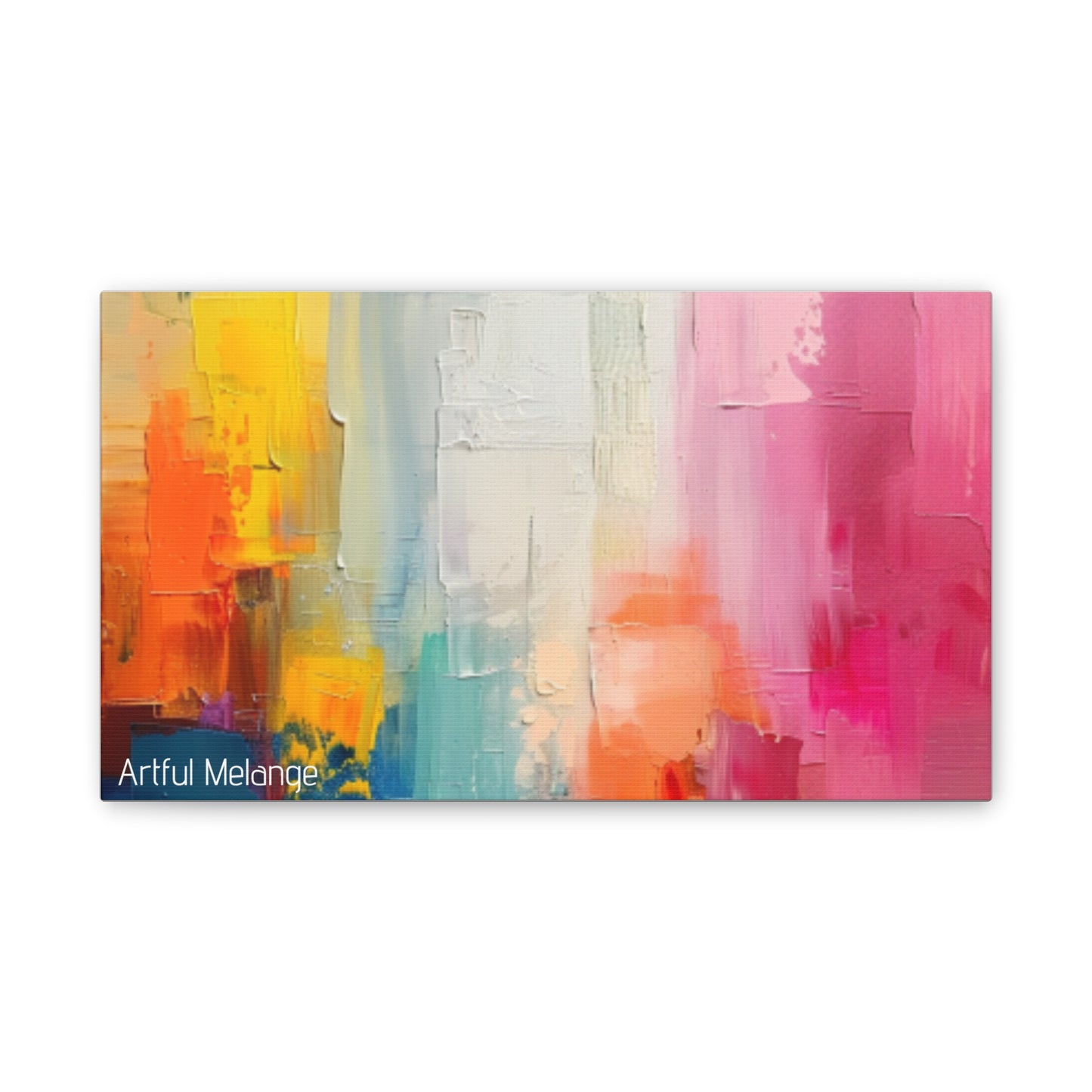 Primary Elegance: A Symphony of Sophistication Canvas Print