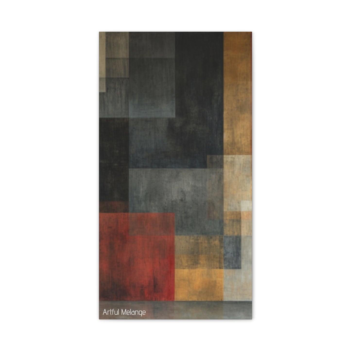 Primary Elegance: A Symphony of Sophistication Canvas Print