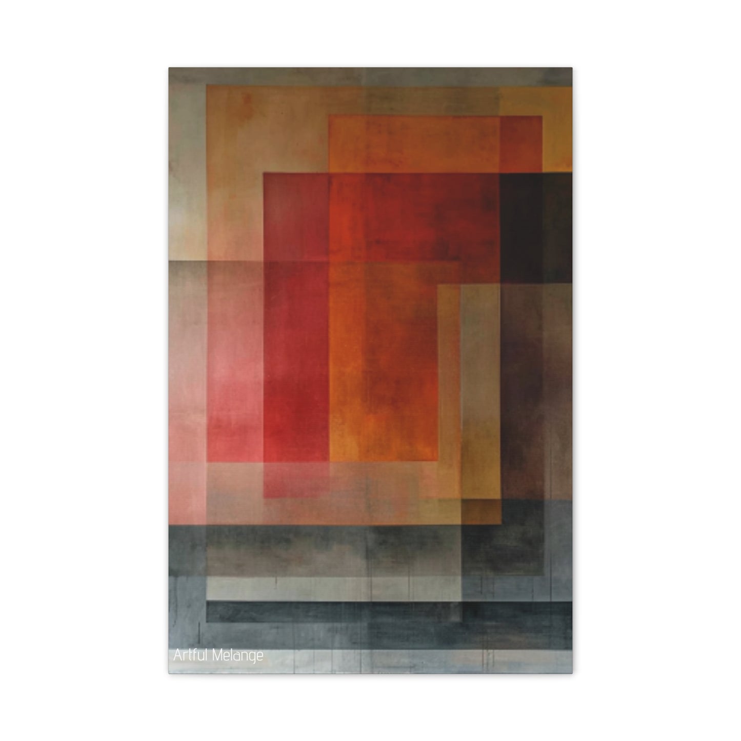 Primary Elegance: A Symphony of Sophistication Canvas Print