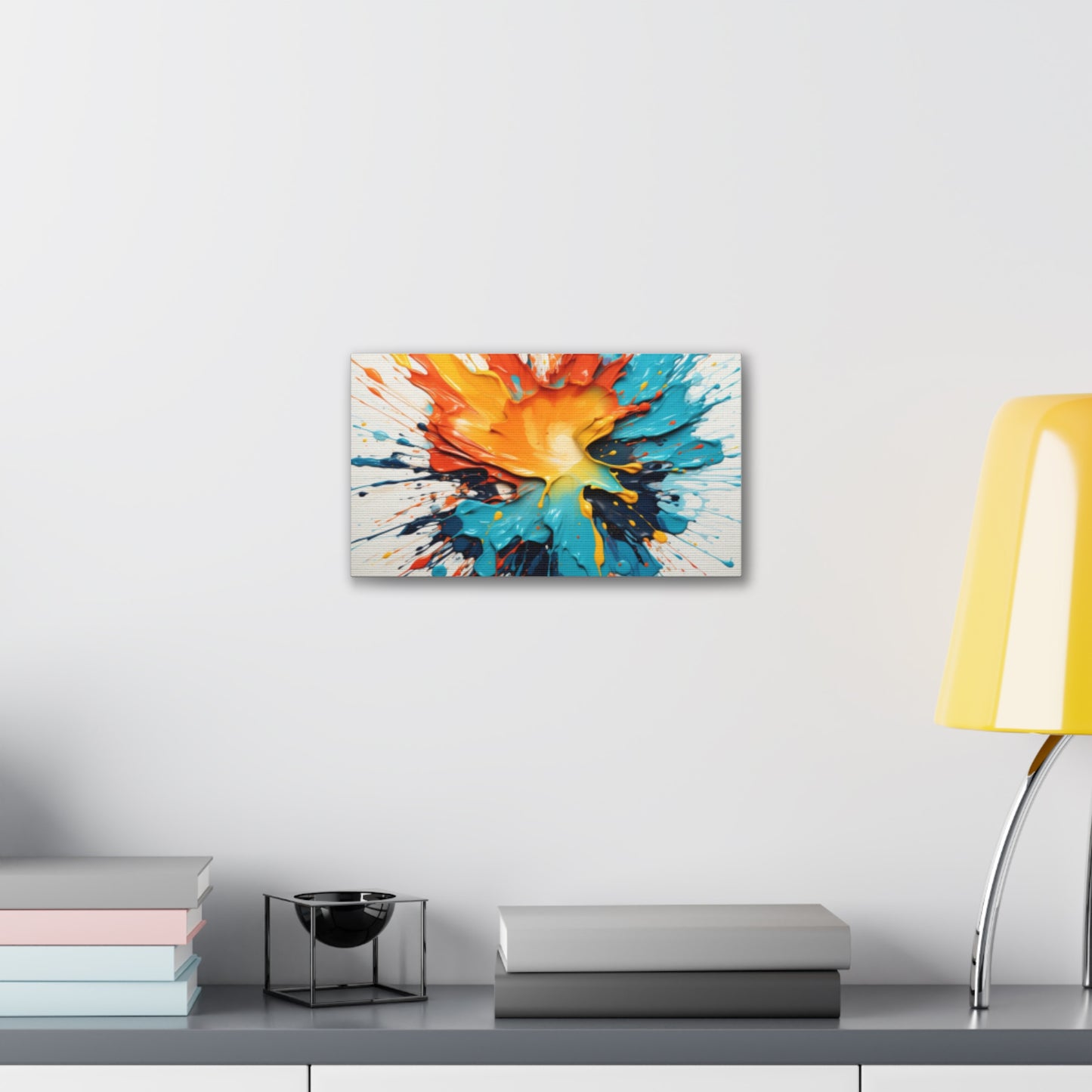 Primary Elegance: A Symphony of Sophistication Canvas Print