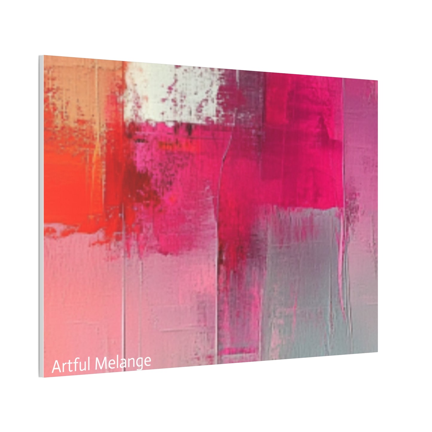 Acrylic Abstract Canvas Print - Richly Textured Artistry