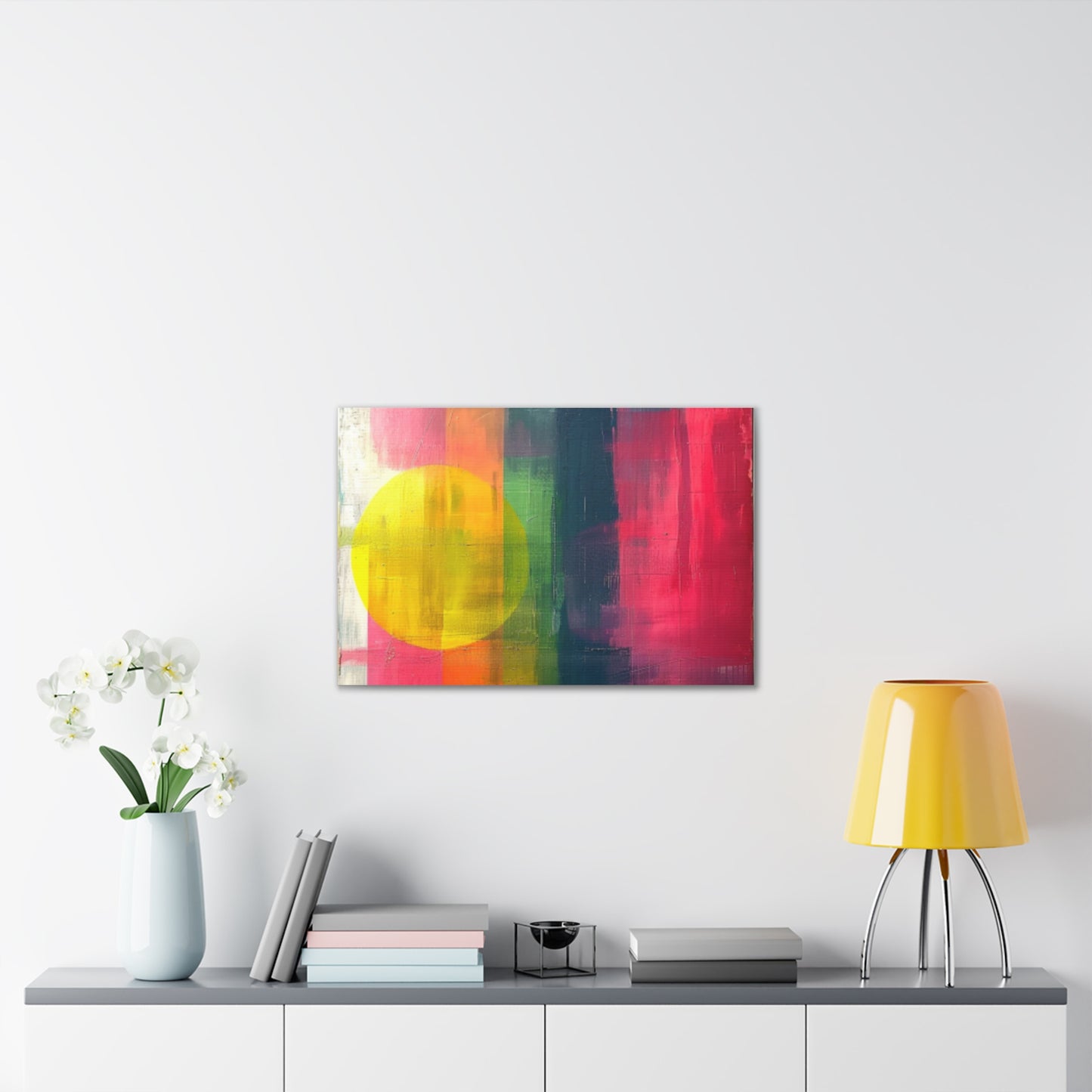 Primary Elegance: A Symphony of Sophistication Canvas Print