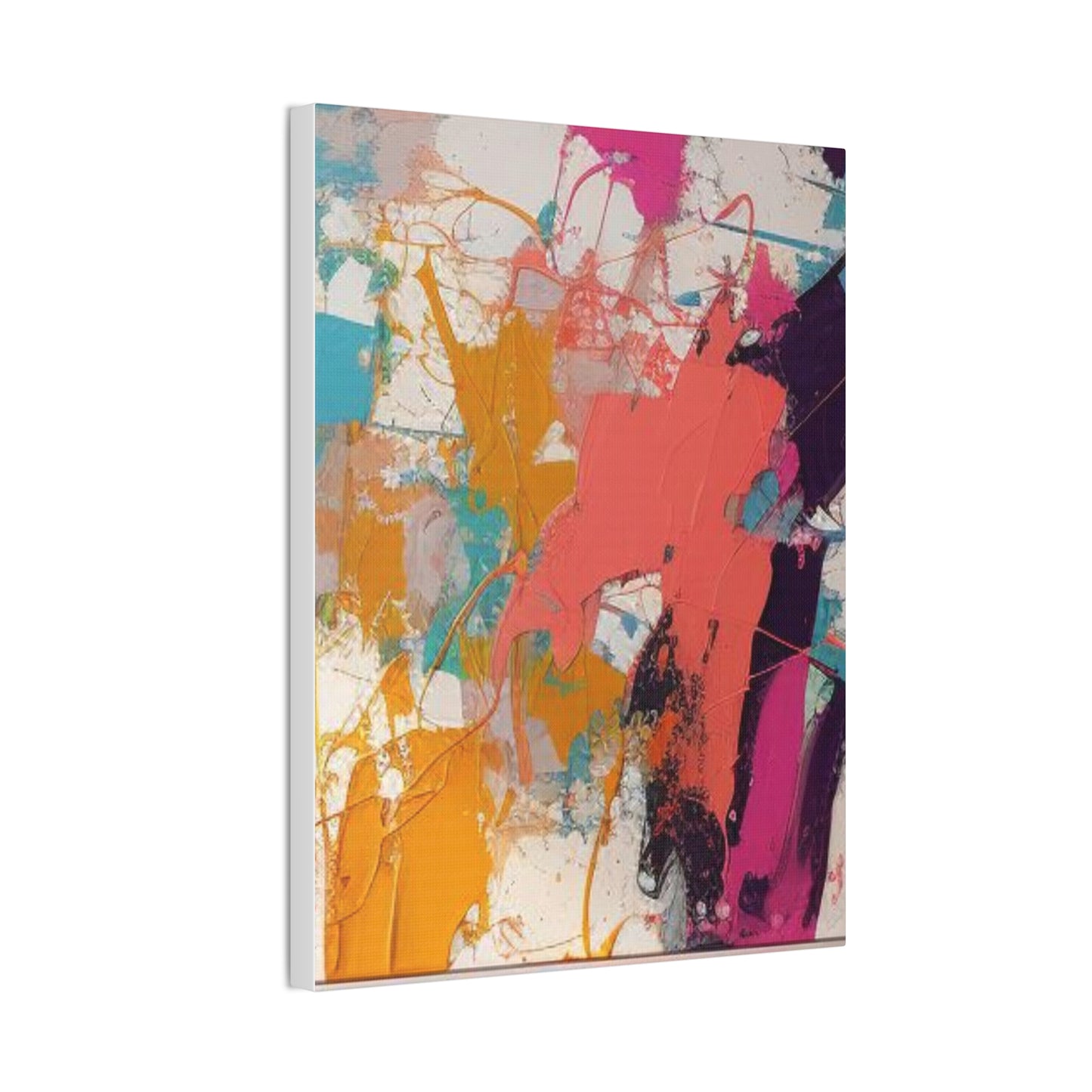 Primary Elegance: A Symphony of Sophistication Canvas Print