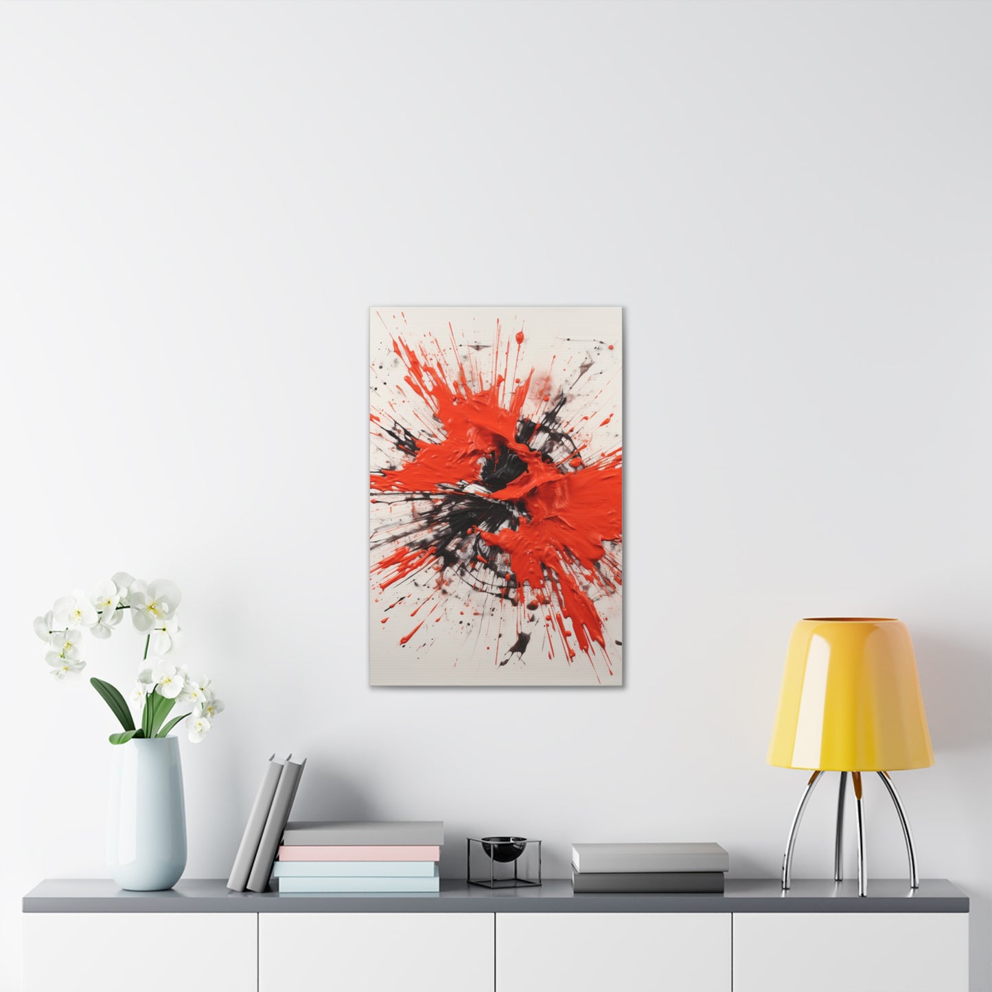 Acrylic Abstract Canvas Print - Richly Textured Artistry