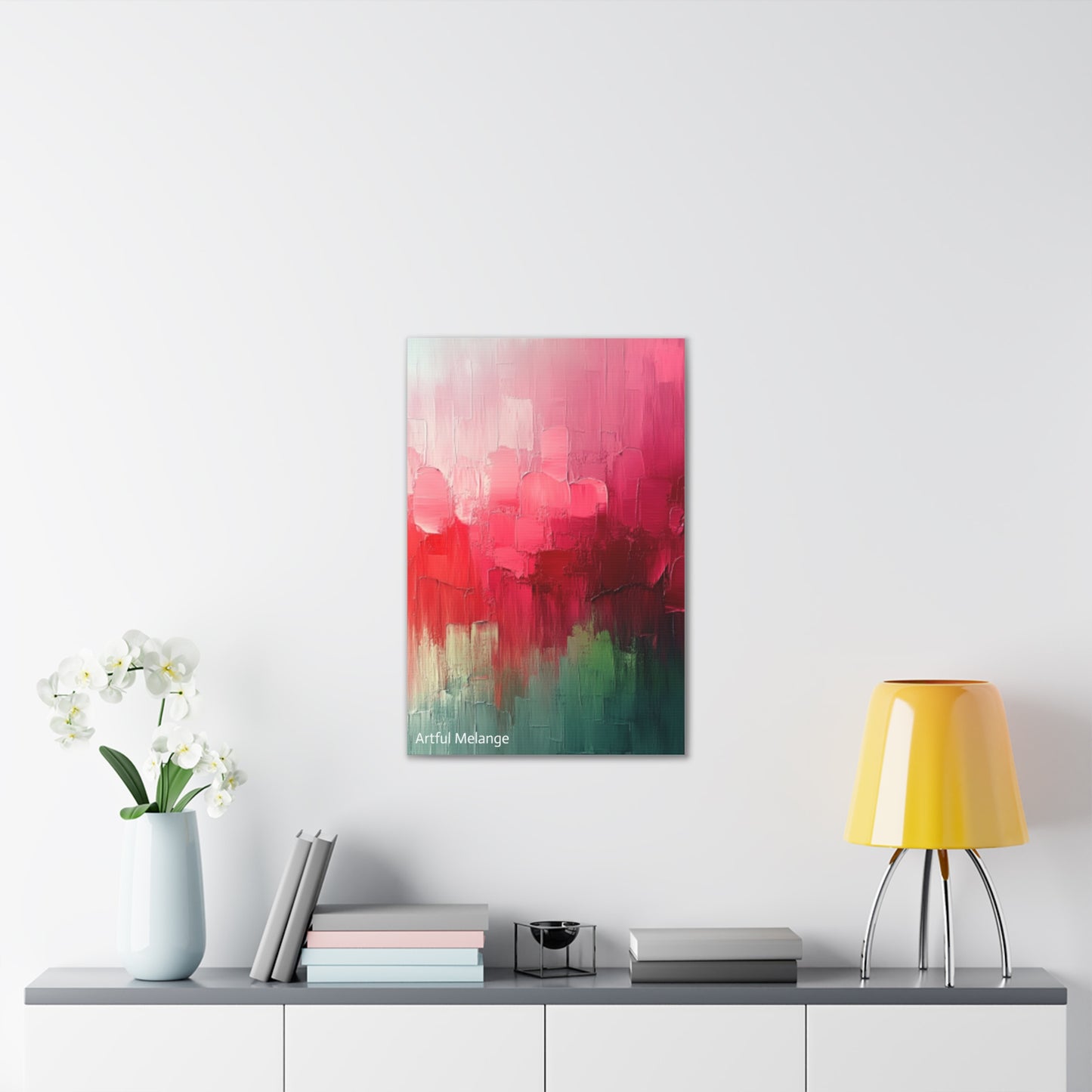 Acrylic Abstract Canvas Print - Richly Textured Artistry