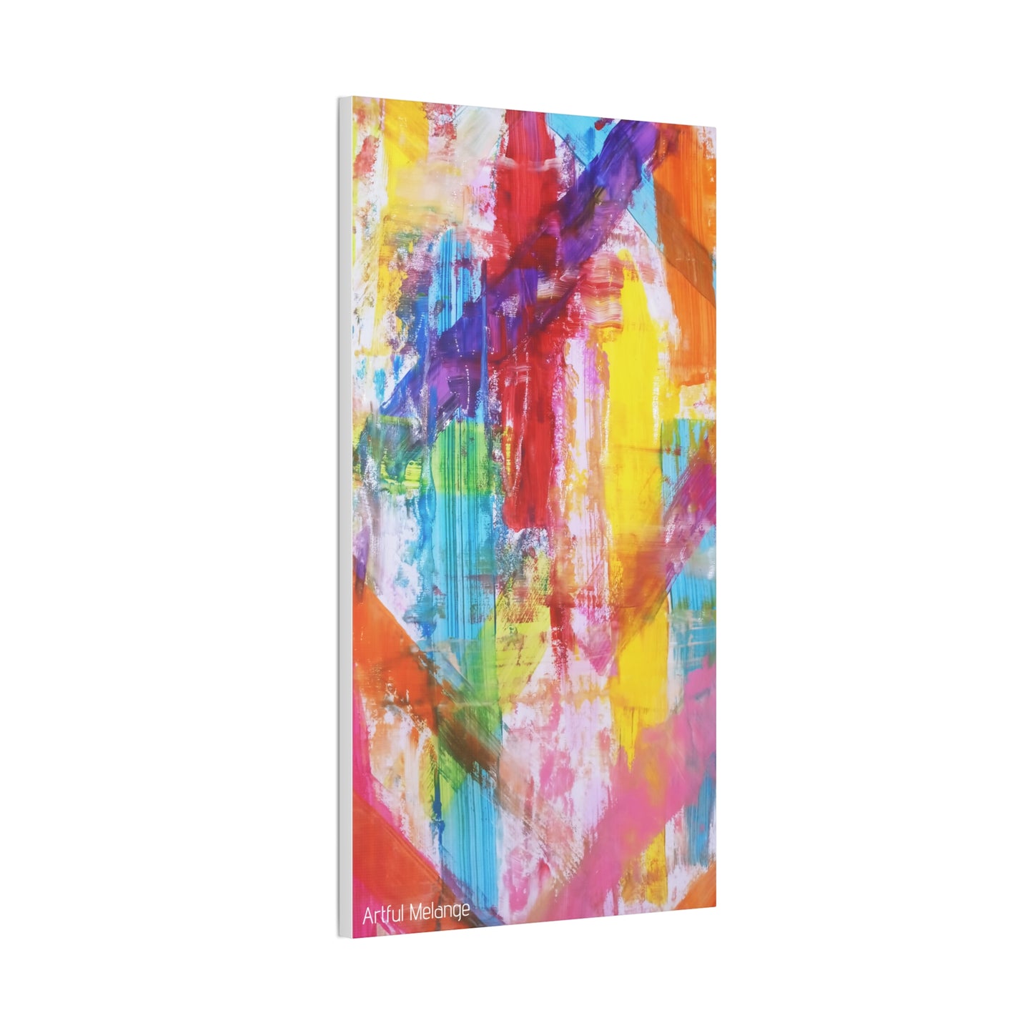 Primary Elegance: A Symphony of Sophistication Canvas Print