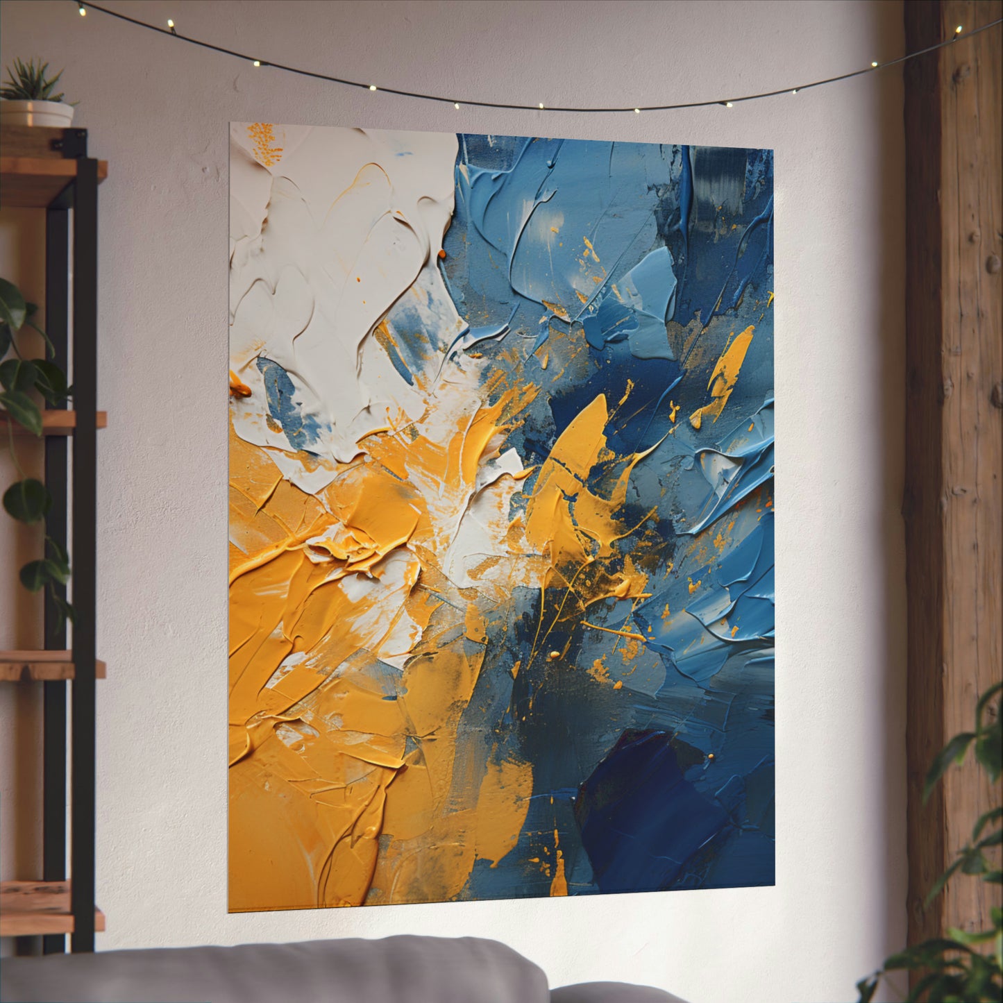 Radiant Harmony Matte Vertical Canvas Poster