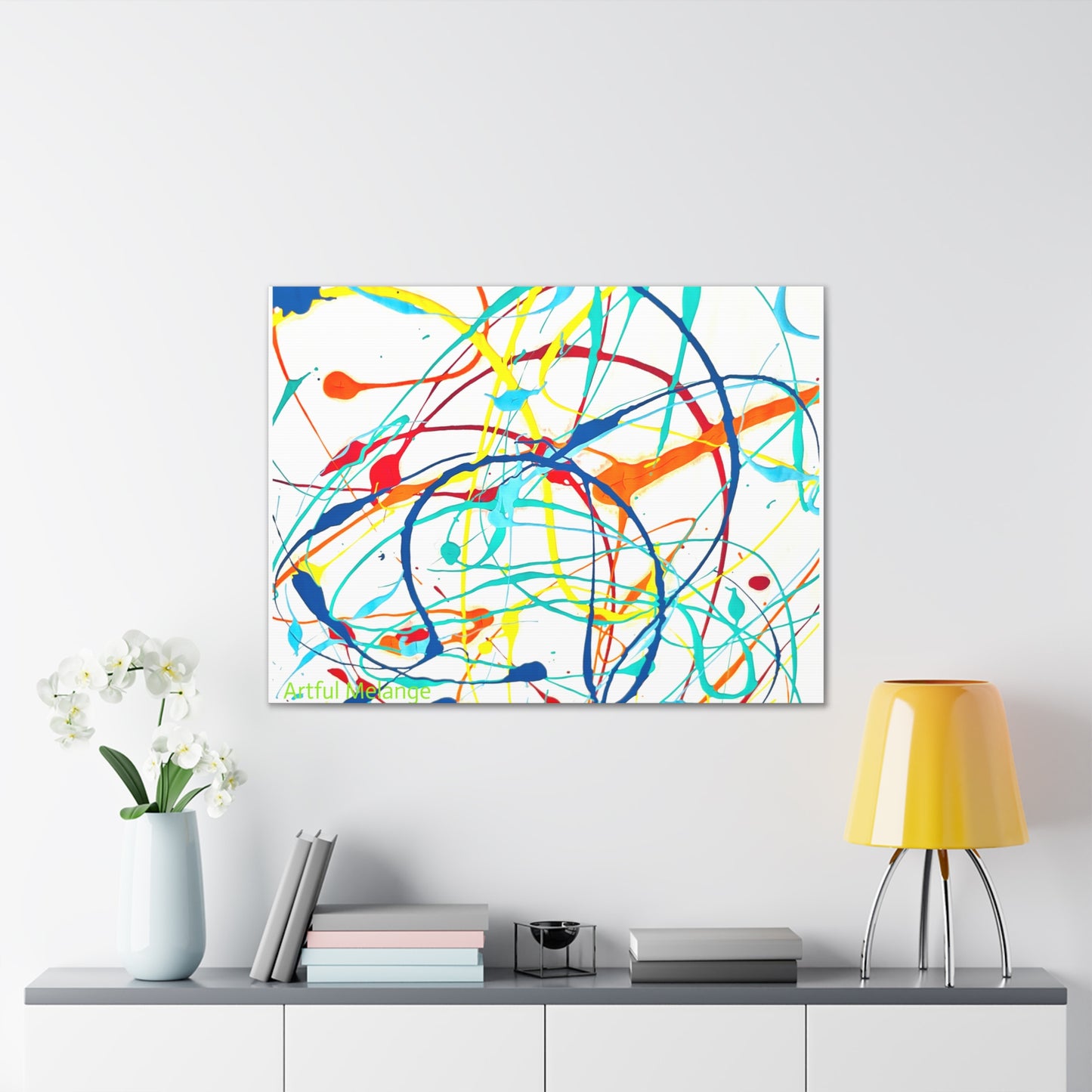 Acrylic Abstract Canvas Print - Richly Textured Artistry