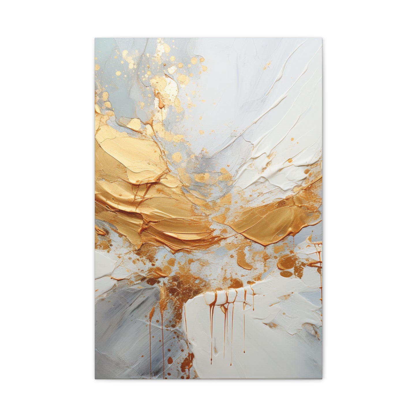 Acrylic Abstract Canvas Print - Richly Textured Artistry