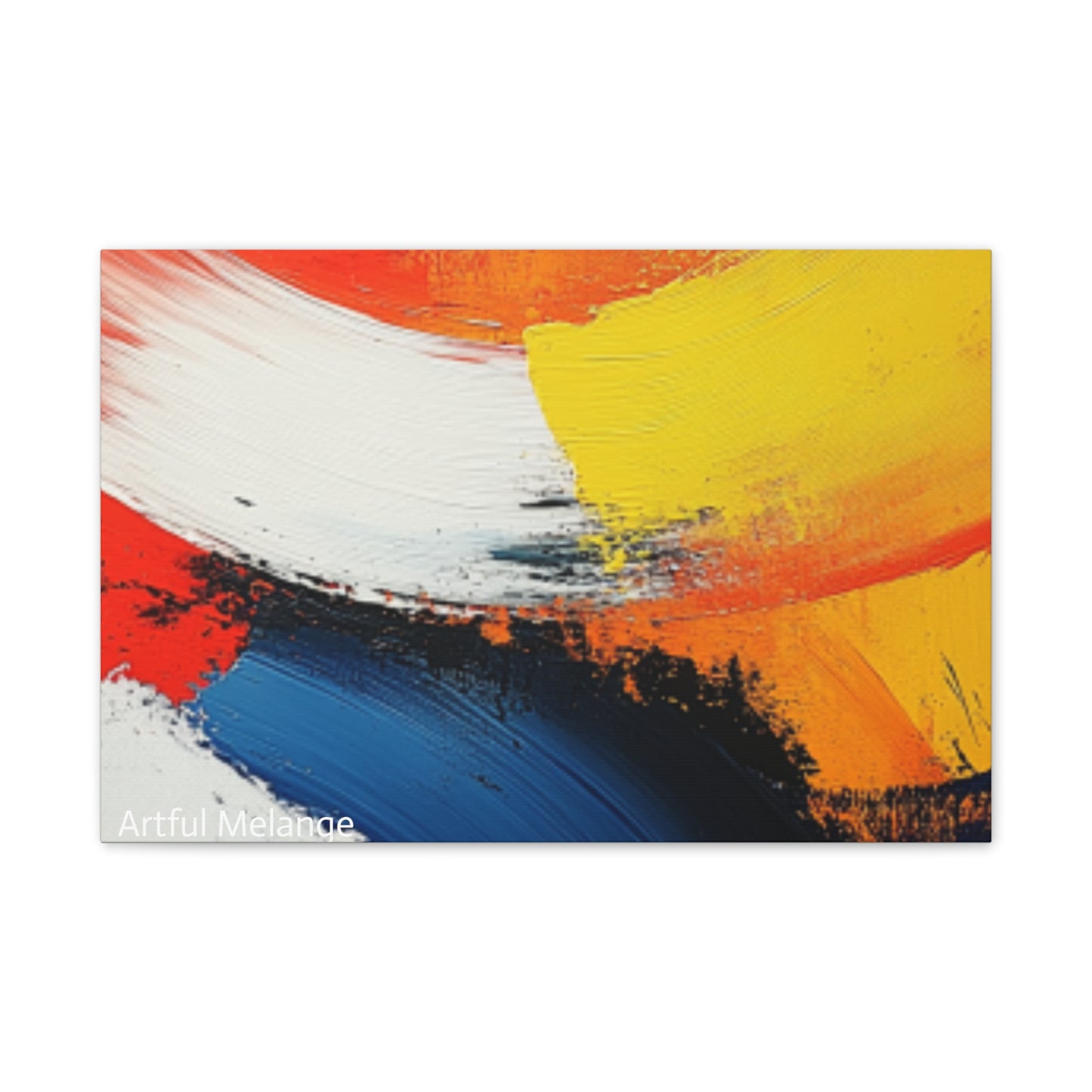 Acrylic Abstract Canvas Print - Richly Textured Artistry