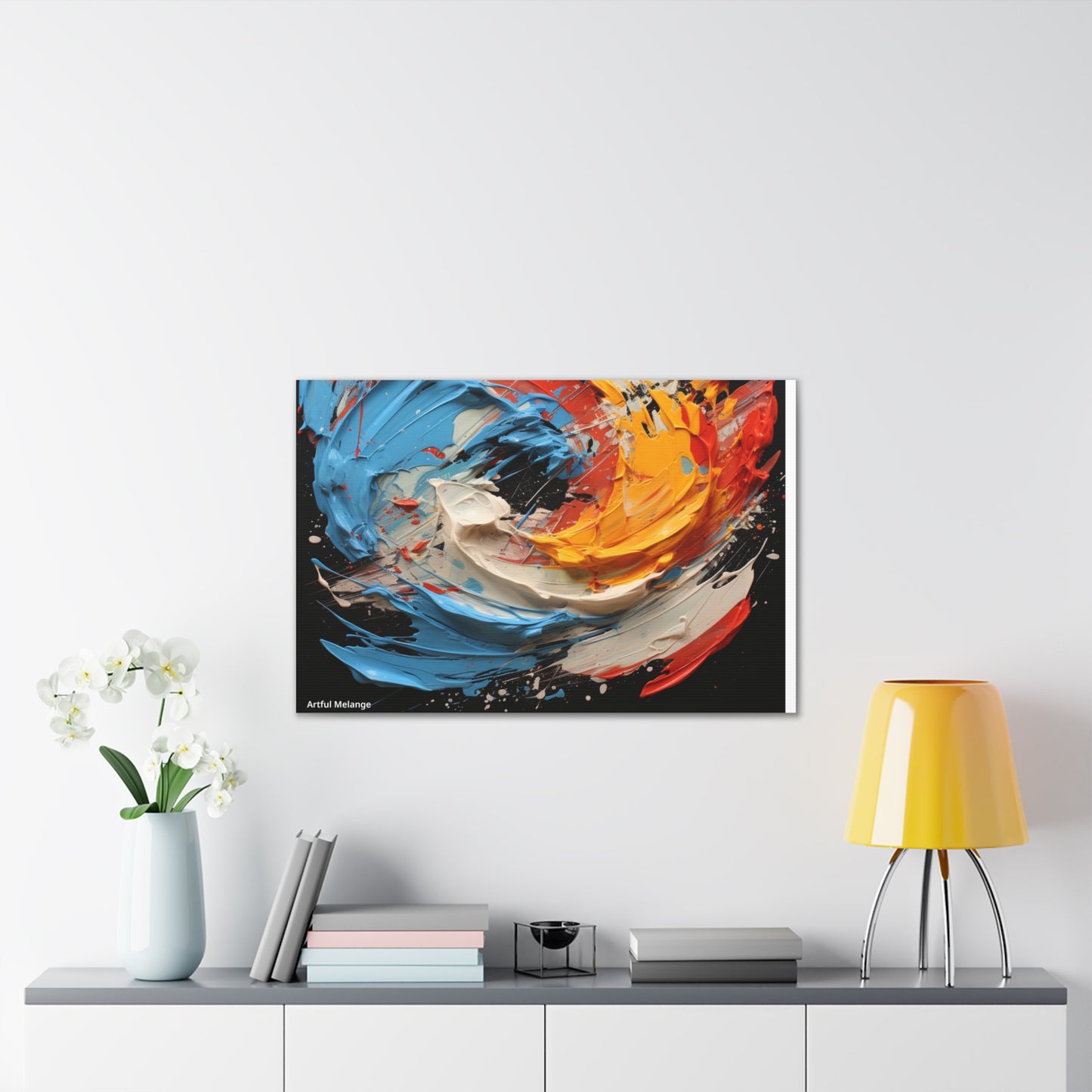 Acrylic Abstract  Canvas Print - Richly Textured Artistry