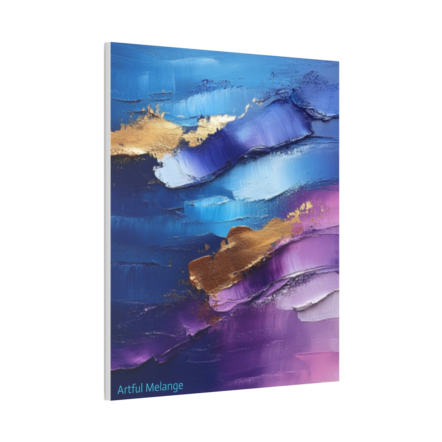 Acrylic Abstract Canvas Print - Richly Textured Artistry