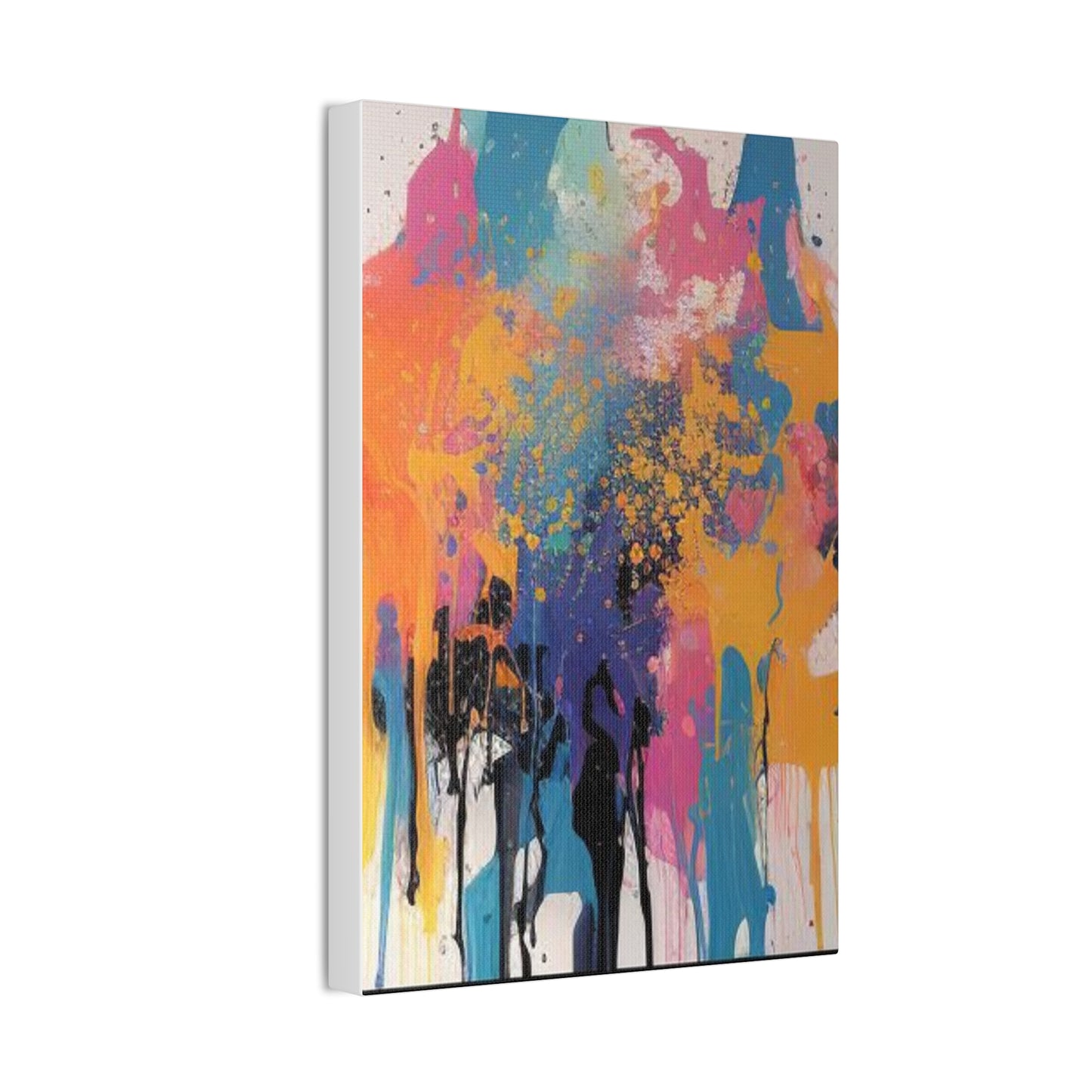 Primary Elegance: A Symphony of Sophistication Canvas Print