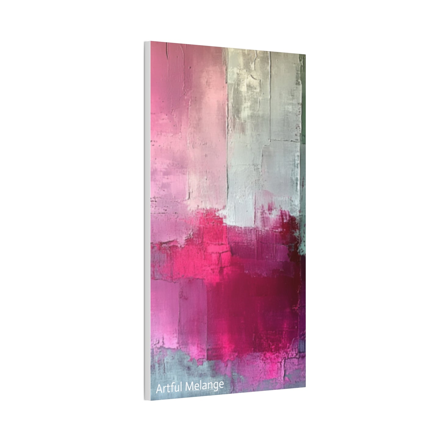 Acrylic Abstract Canvas Print - Richly Textured Artistry