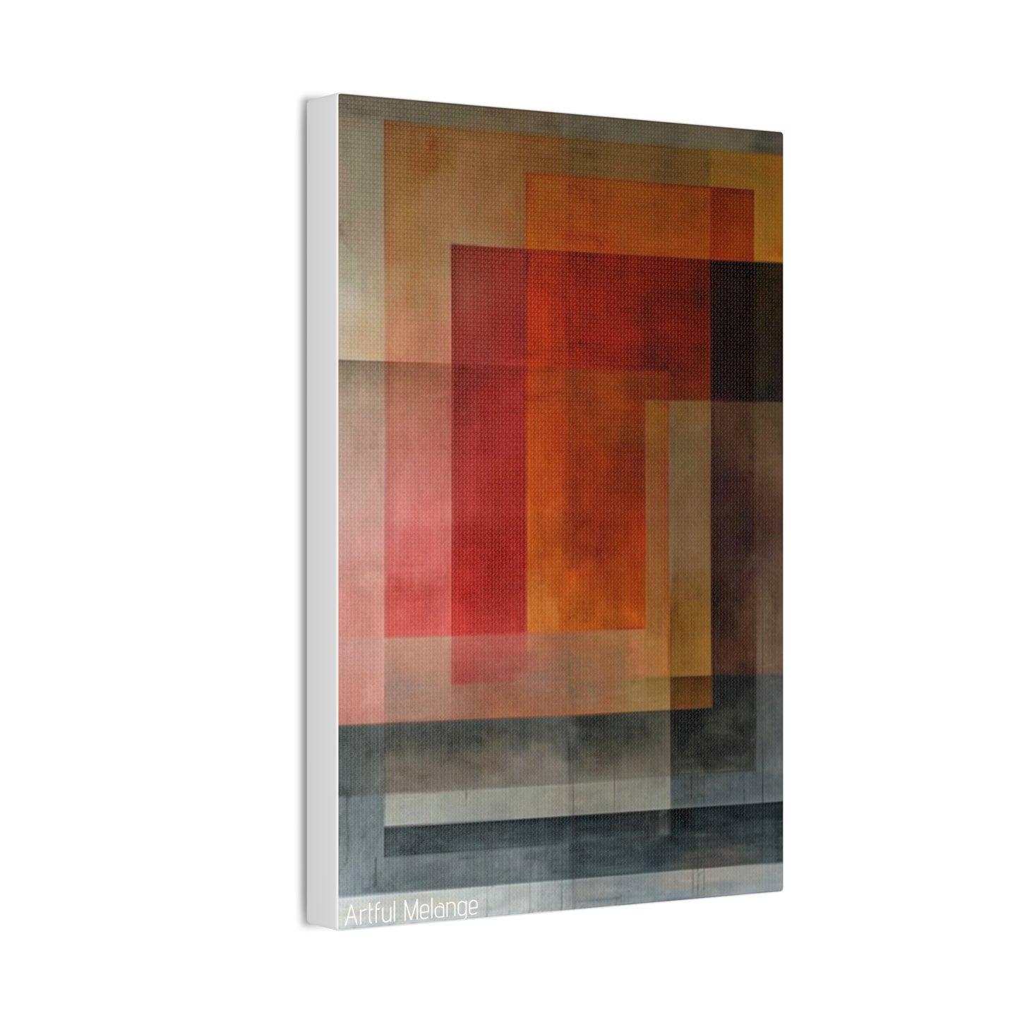 Primary Elegance: A Symphony of Sophistication Canvas Print