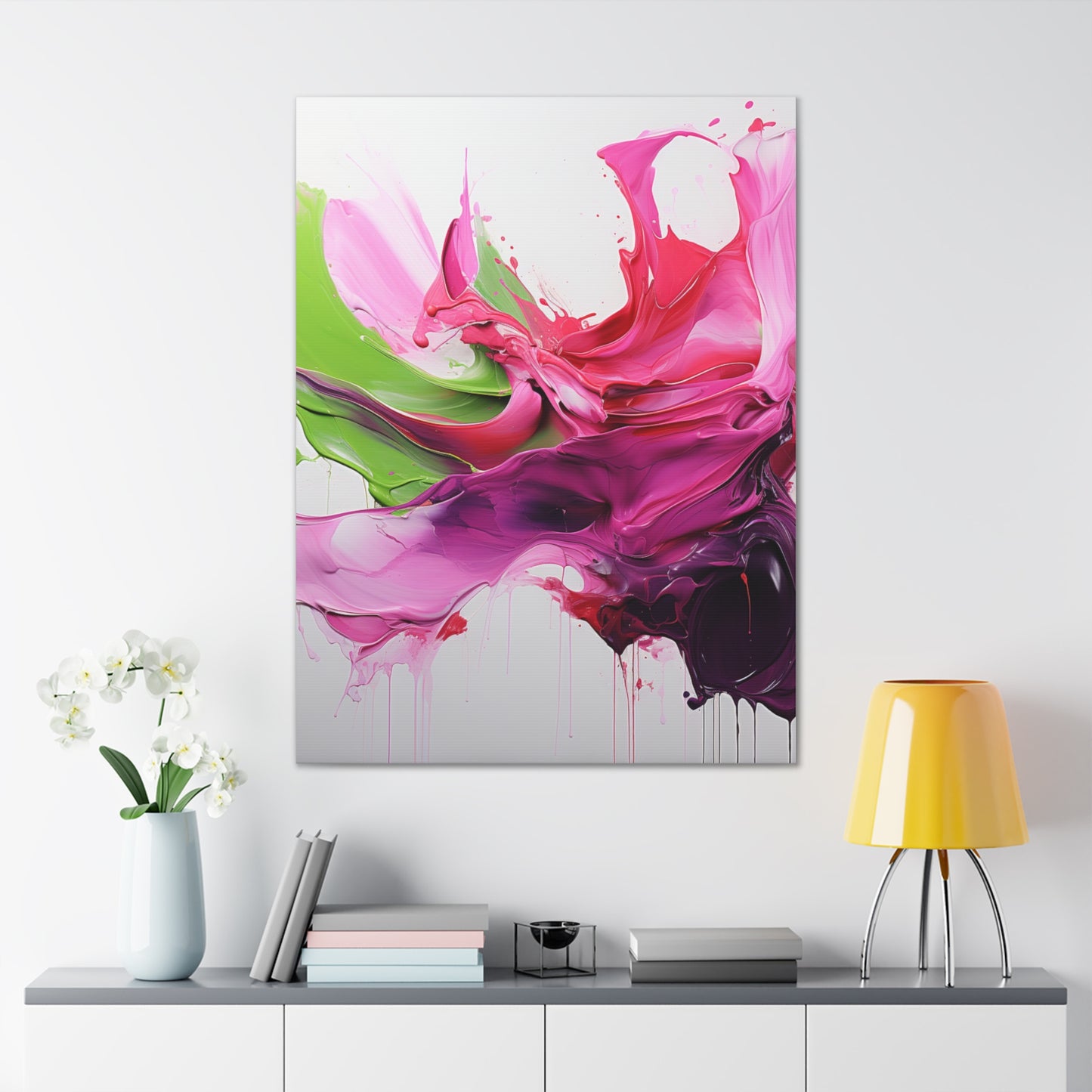 Acrylic Abstract Canvas Print - Richly Textured Artistry