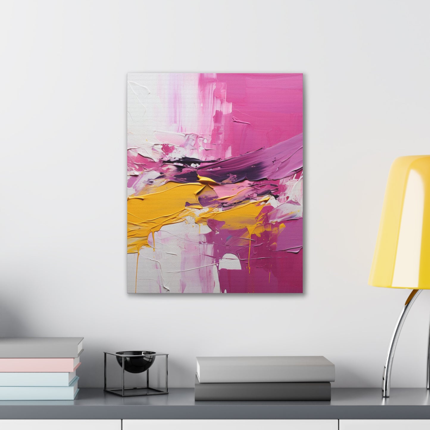 Primary Elegance: A Symphony of Sophistication Canvas Print