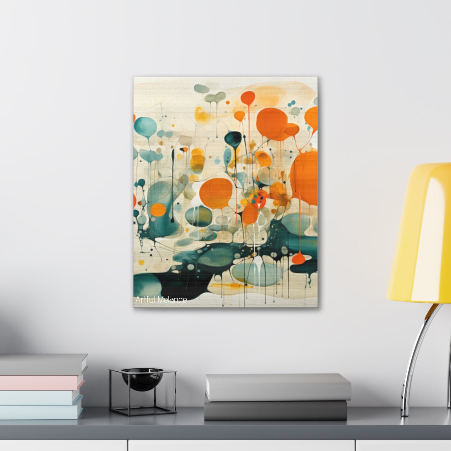 Primary Elegance: A Symphony of Sophistication Canvas Print