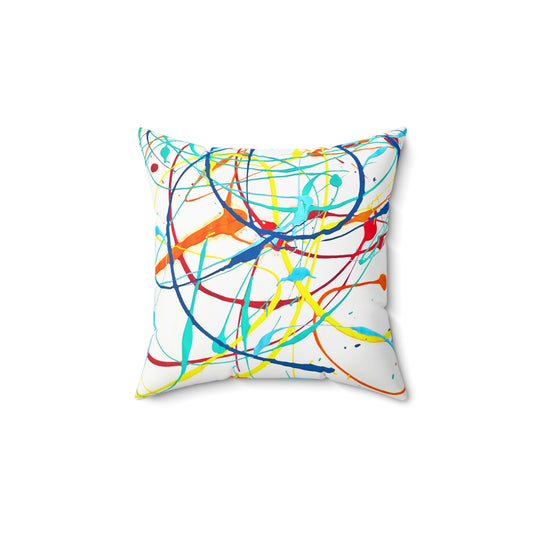 Artistic Abstractions: Abstract Acrylic Art Pillows Collection