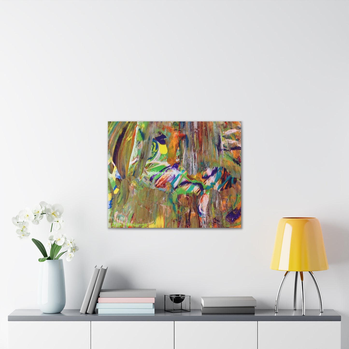 Acrylic Abstract Canvas Print - Richly Textured Artistry